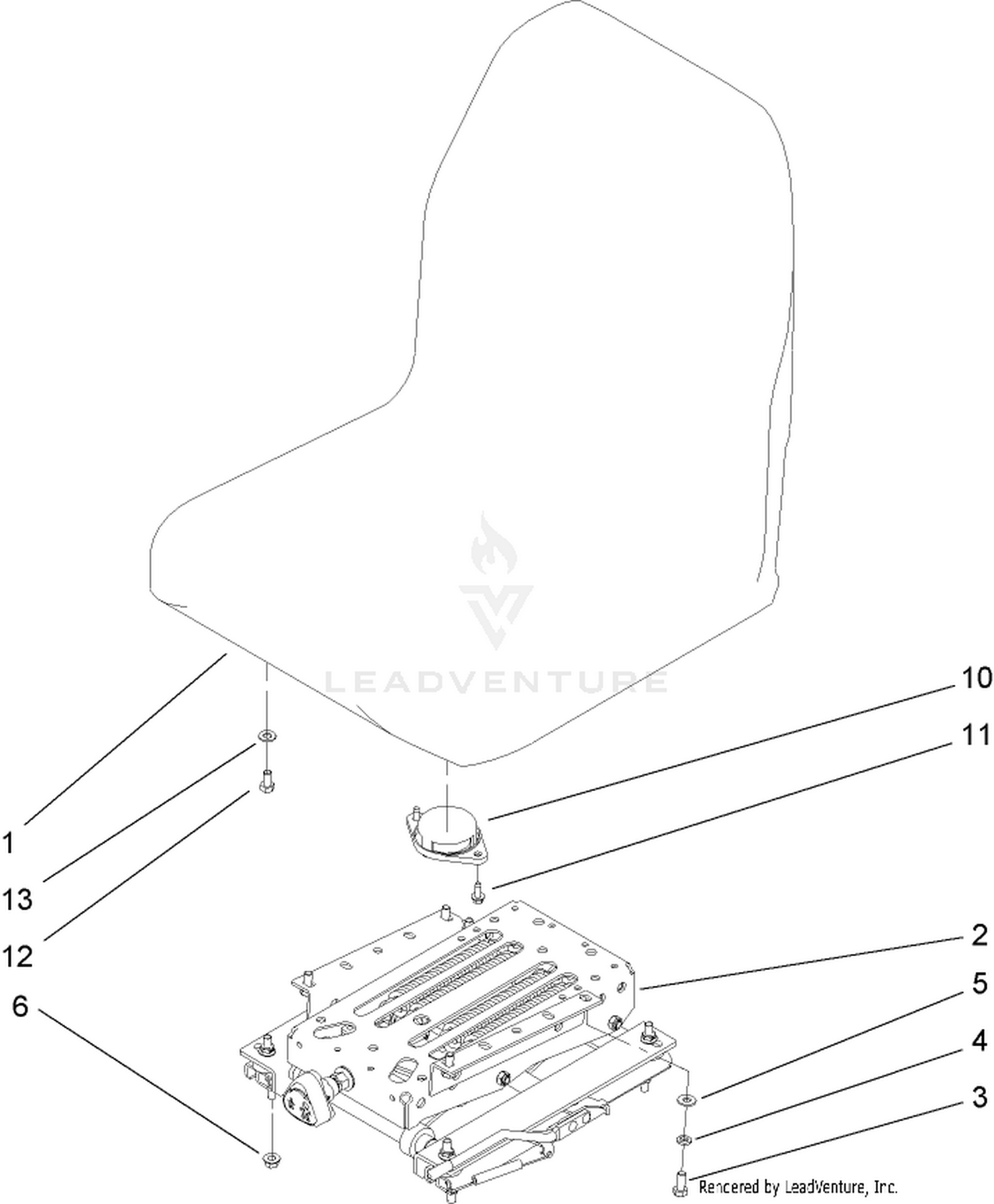 Deluxe Seat Assembly