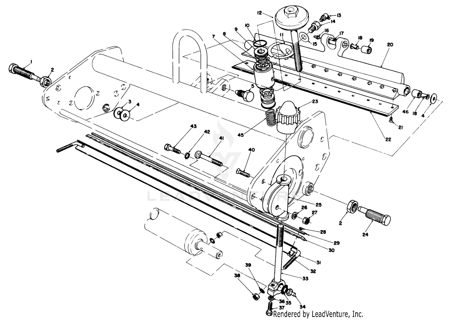 Bedbar  Scraper Comb Assembly (cutting Units Model Nos. 04450  04468)