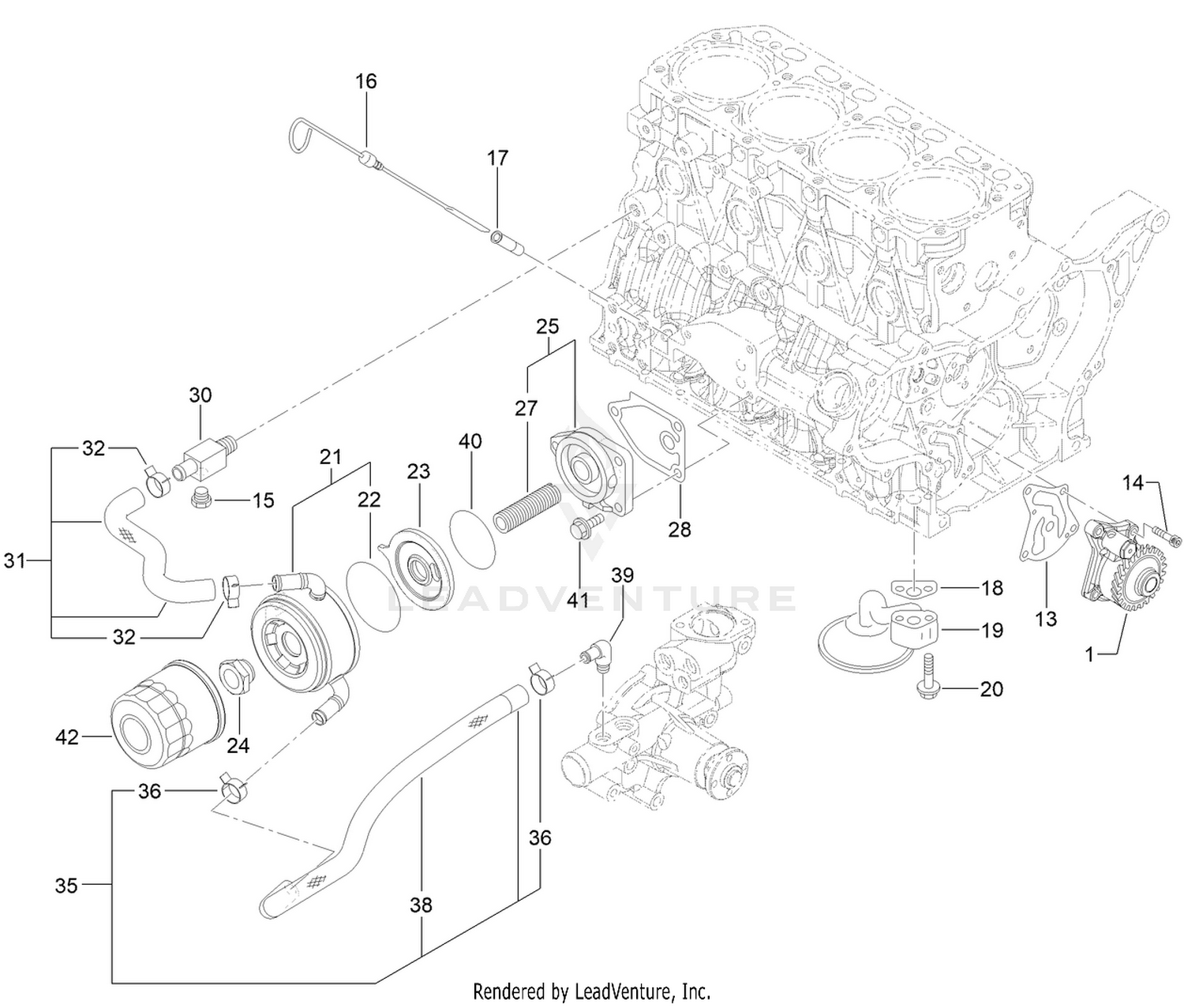 Lubrication and Oil System Assembly
