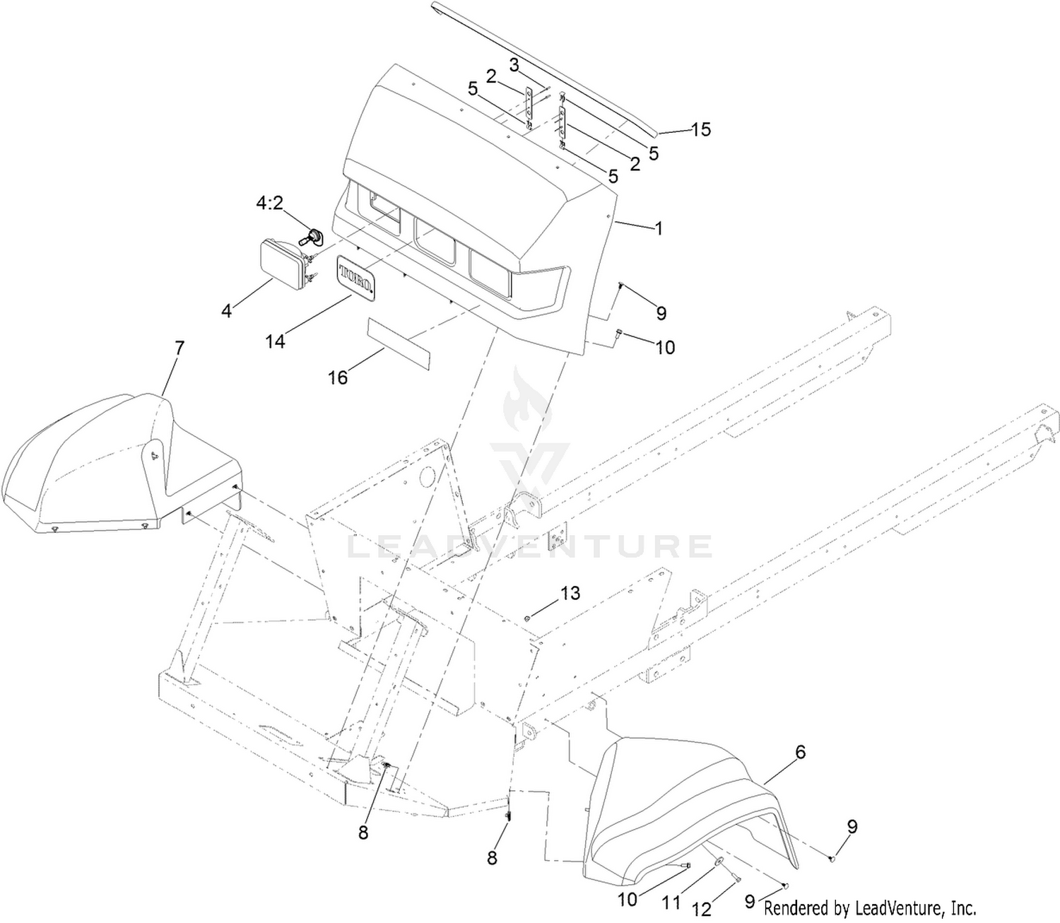 Hood and Fender Assembly