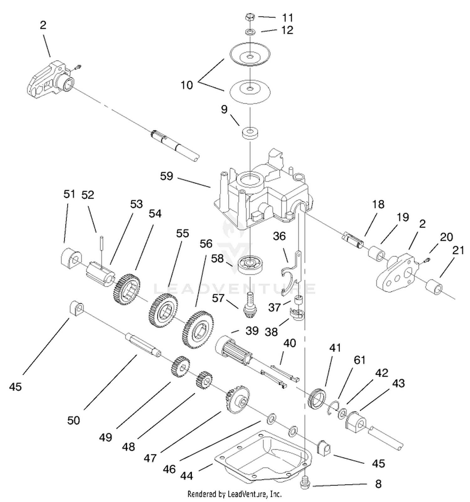 Gear Case Assembly