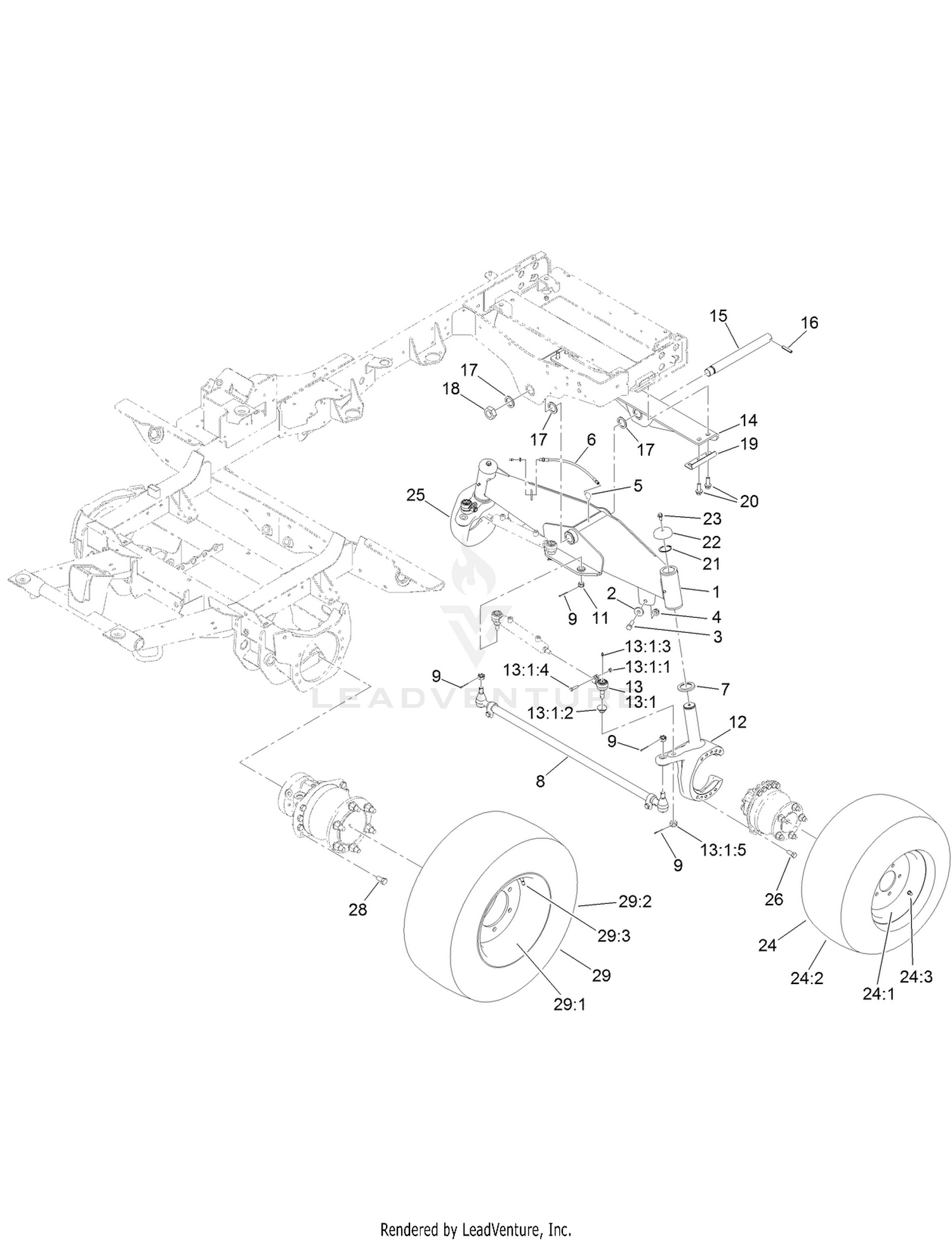 Rear Axle Assembly