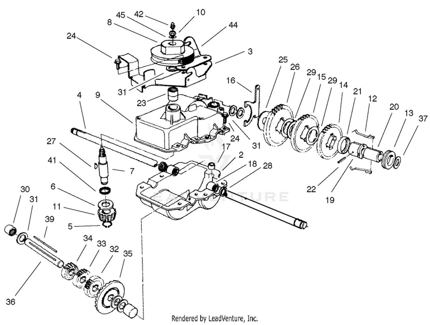Gear Case Assembly No. 74-1861