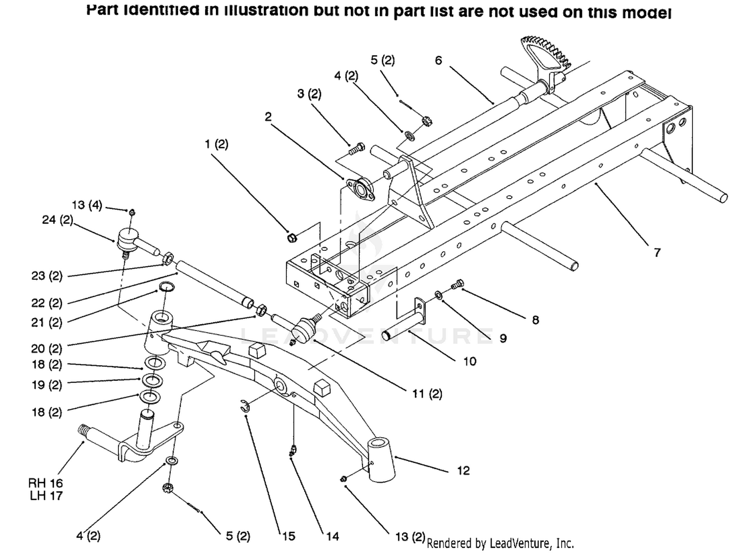Frame, Front Axle