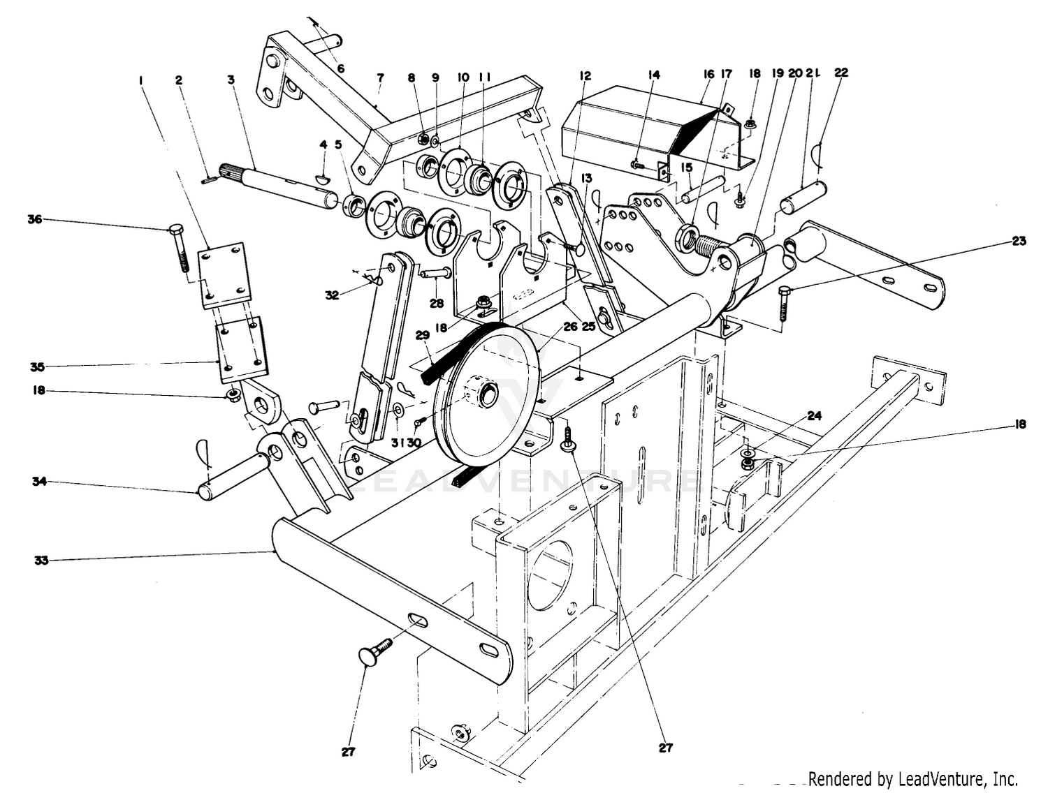 Adapter Kit 48" Snowthrower Model No. 30571 (optional)
