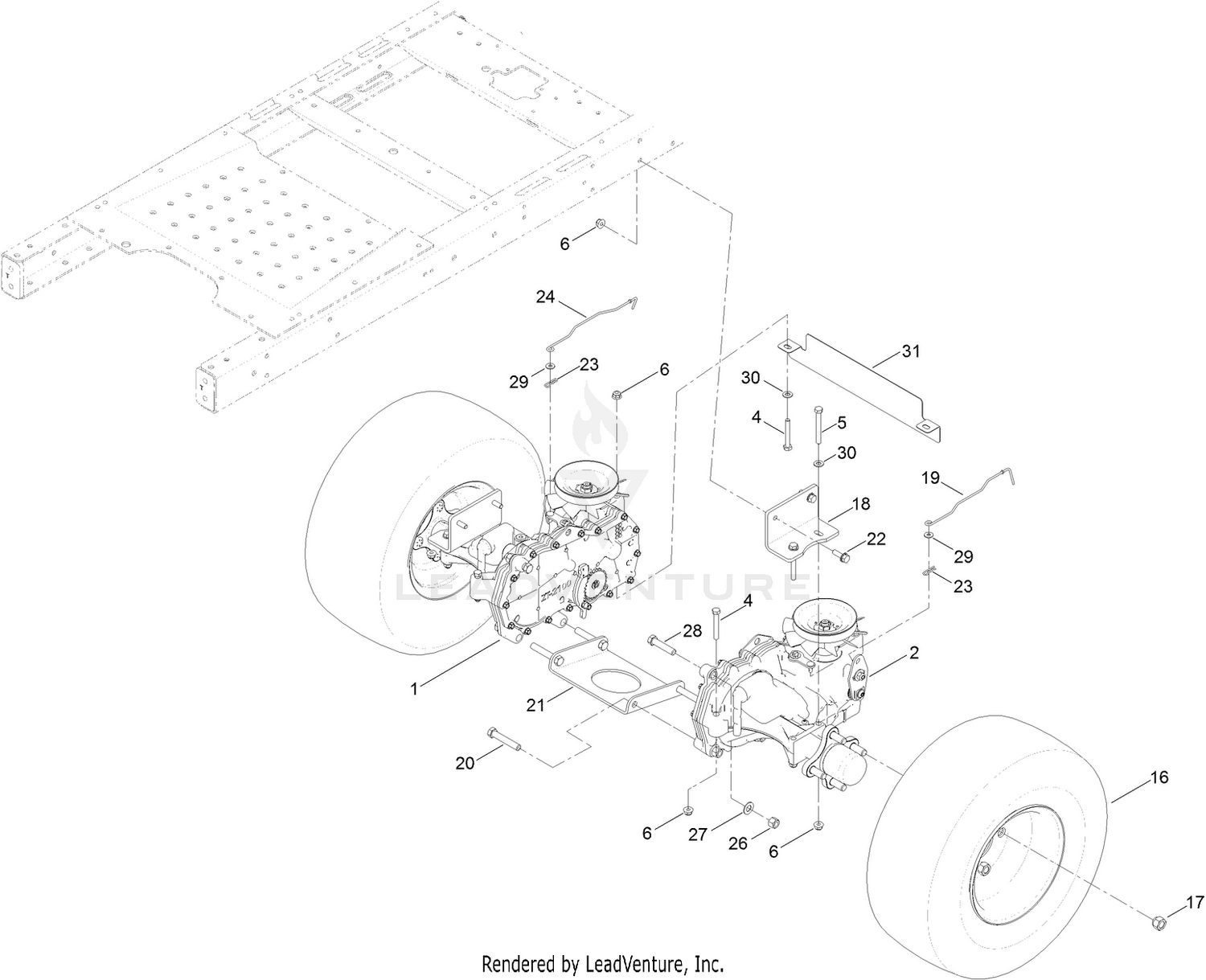 Hydro Transaxle Assembly