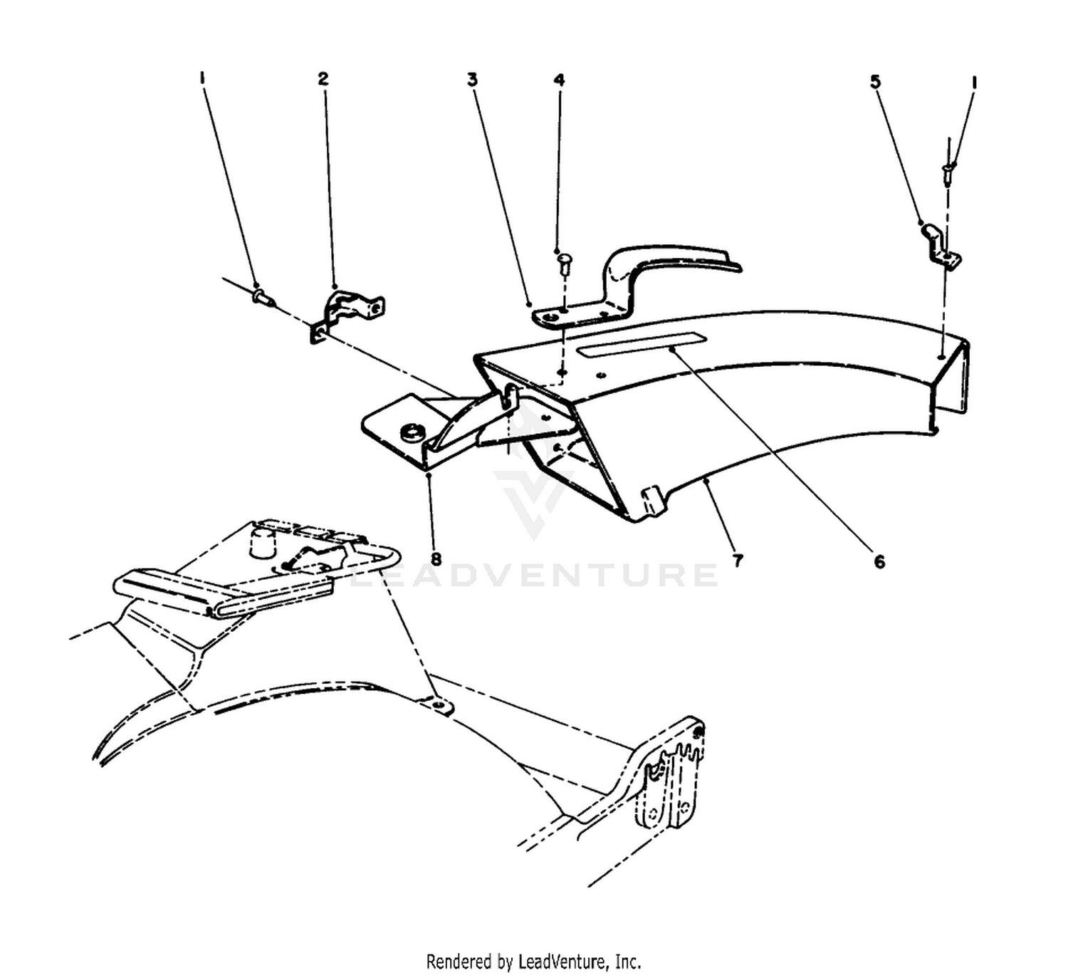Side Discharge Chute Model No. 59110 (optional)