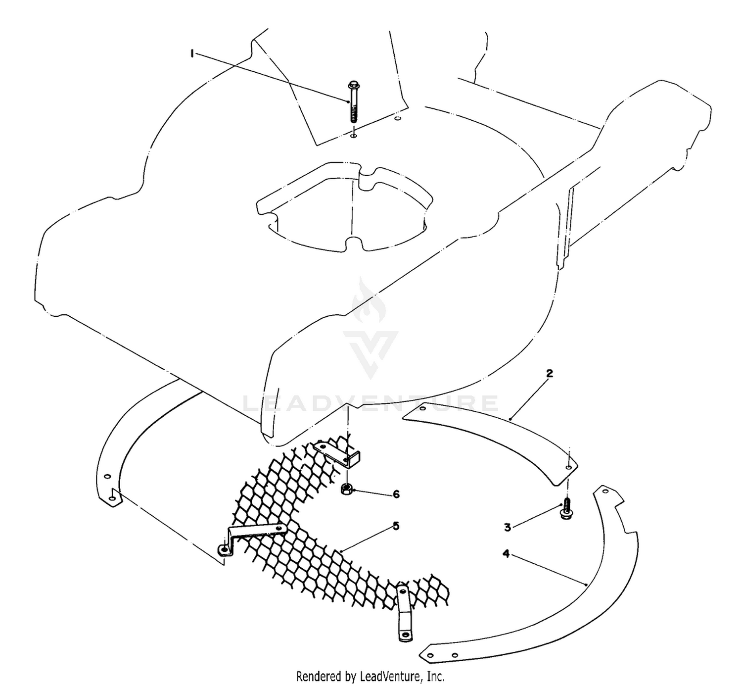 Leaf Shredder Kit No. 59101 (optional)