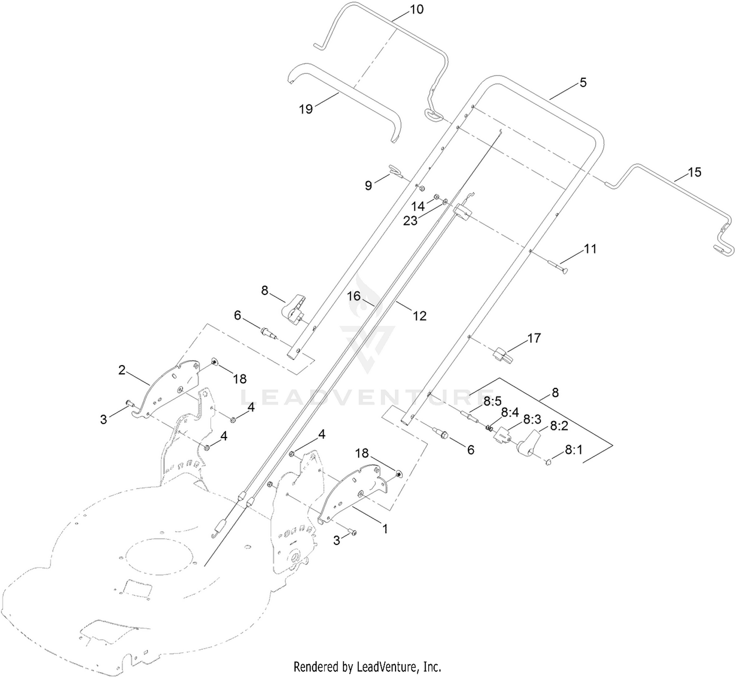 Handle and Control Assembly