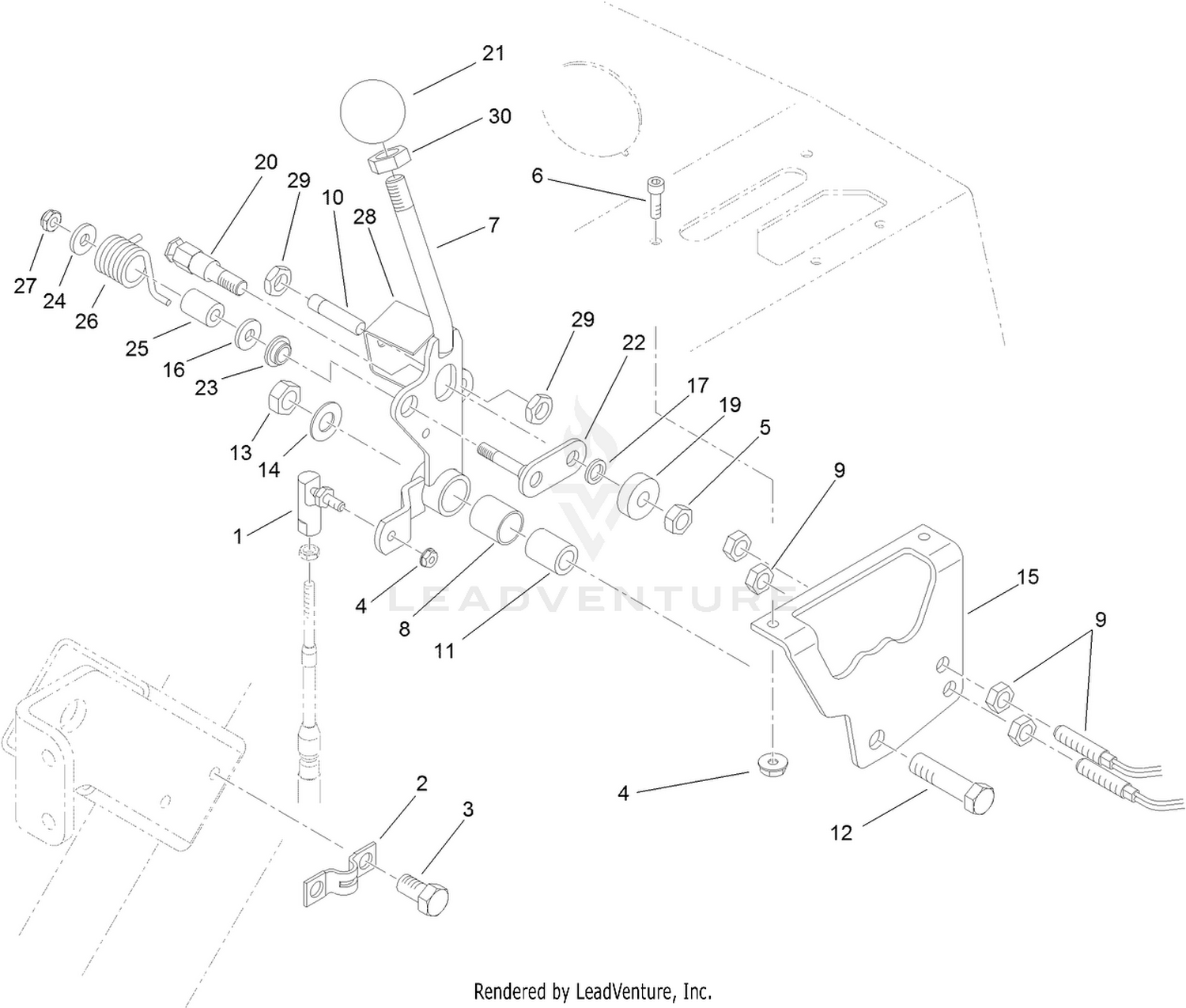 Functional Control Lever Assembly