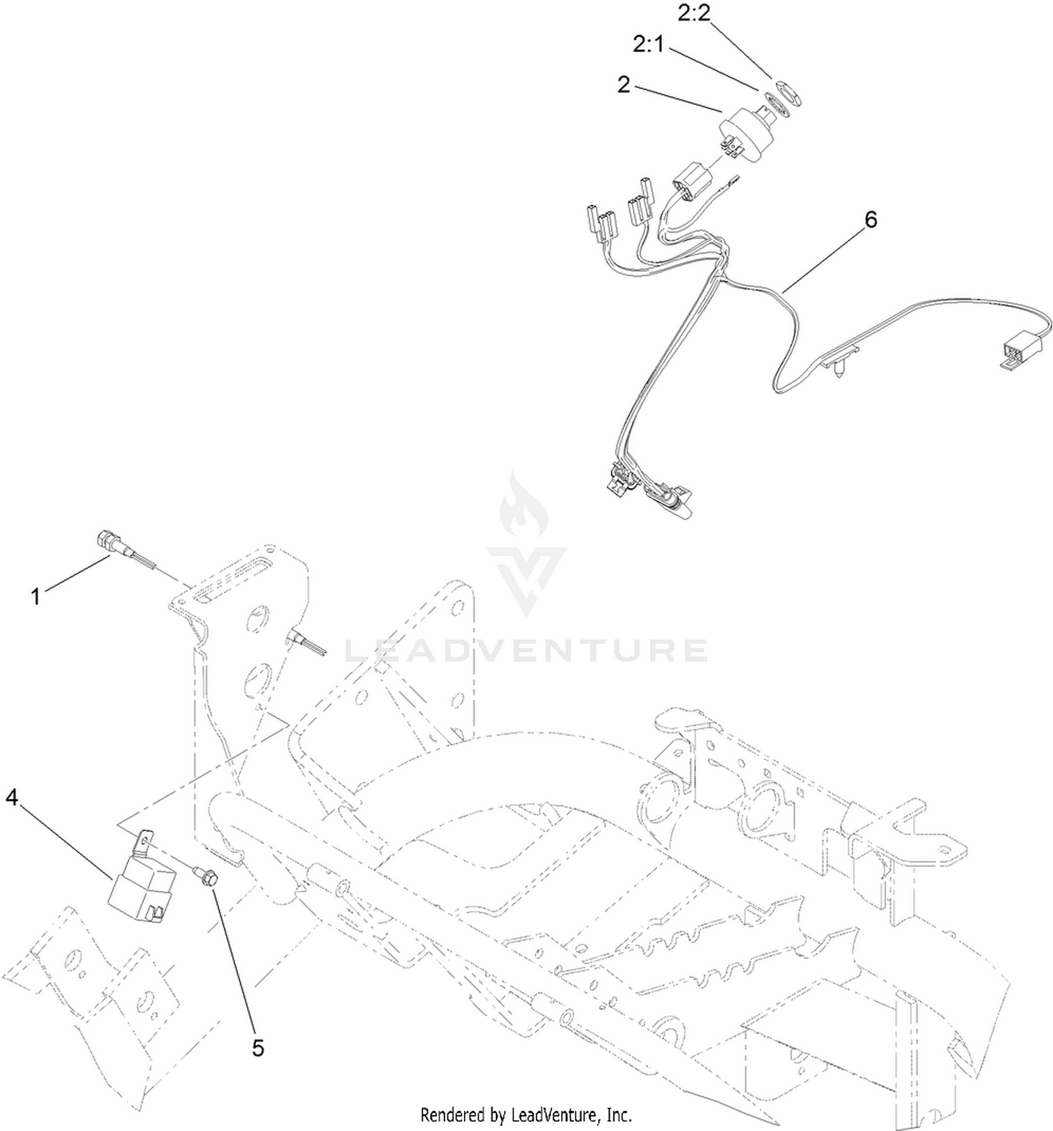 Ignition and Reed Switch Assembly