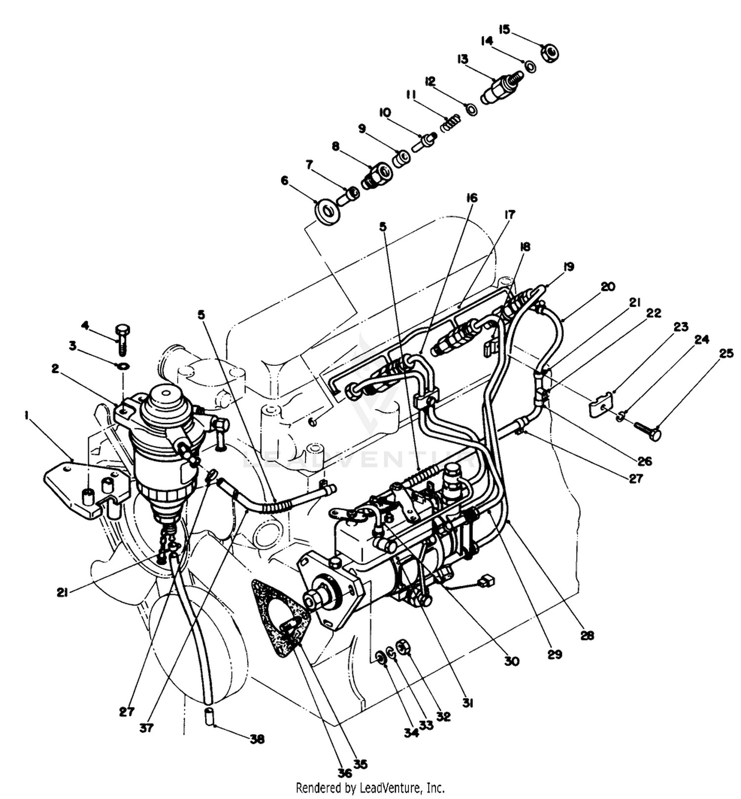 Fuel System Injection Pump  Nozzle Components