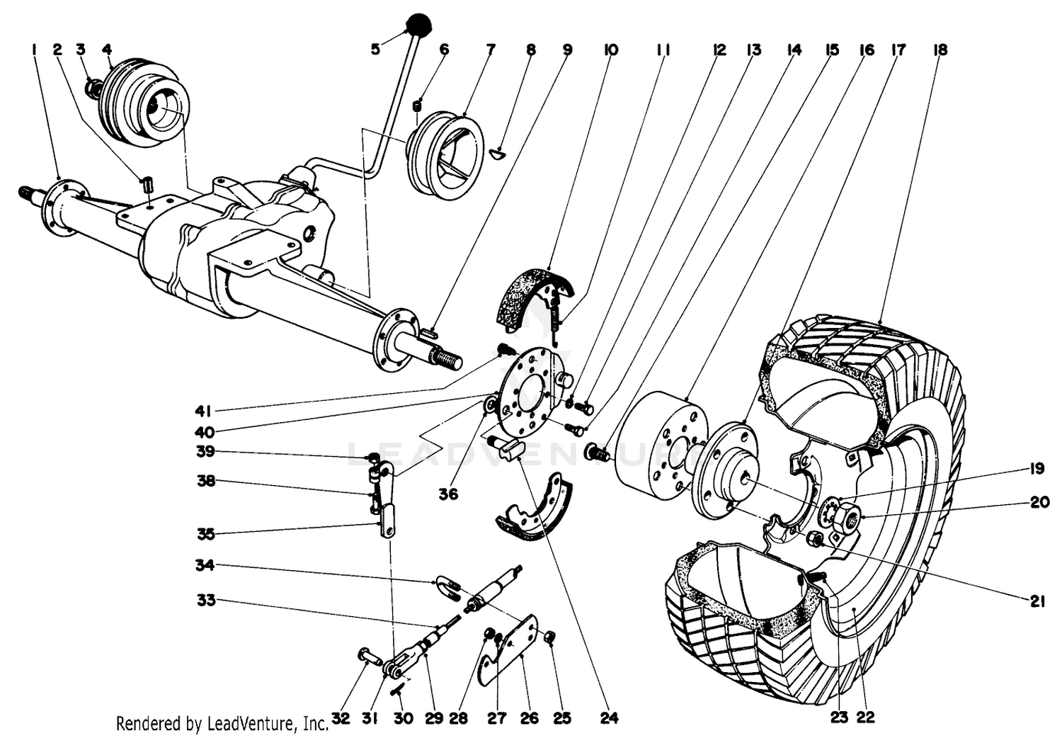 Transaxle  Wheel Assembly