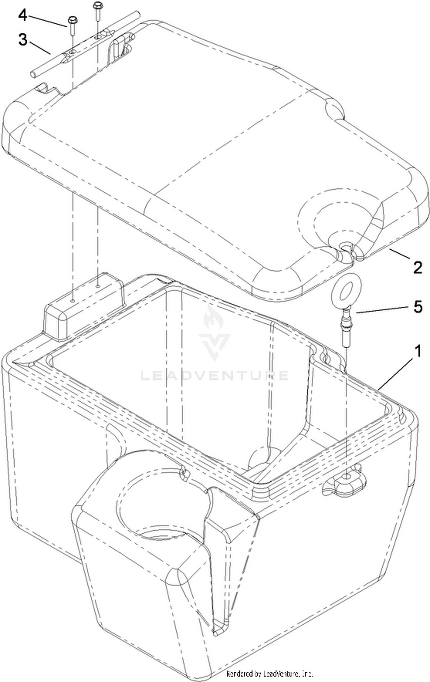 Storage Box Assembly No. 115-9101