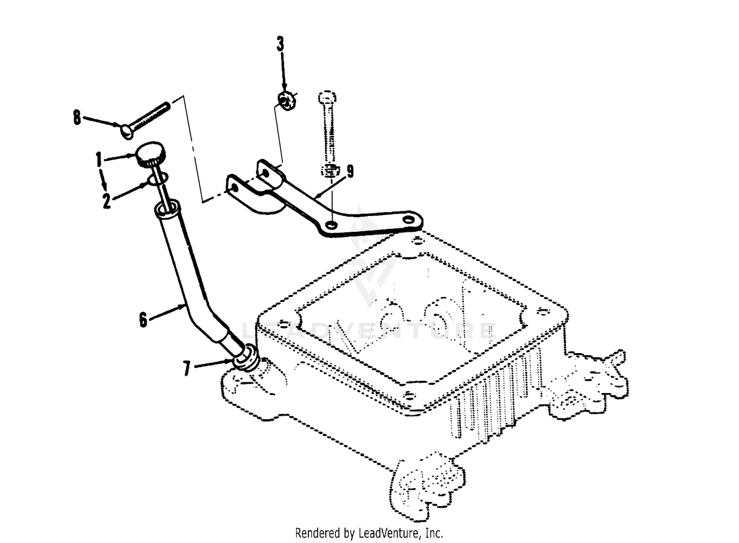 Oil Fill Tube And Bracket