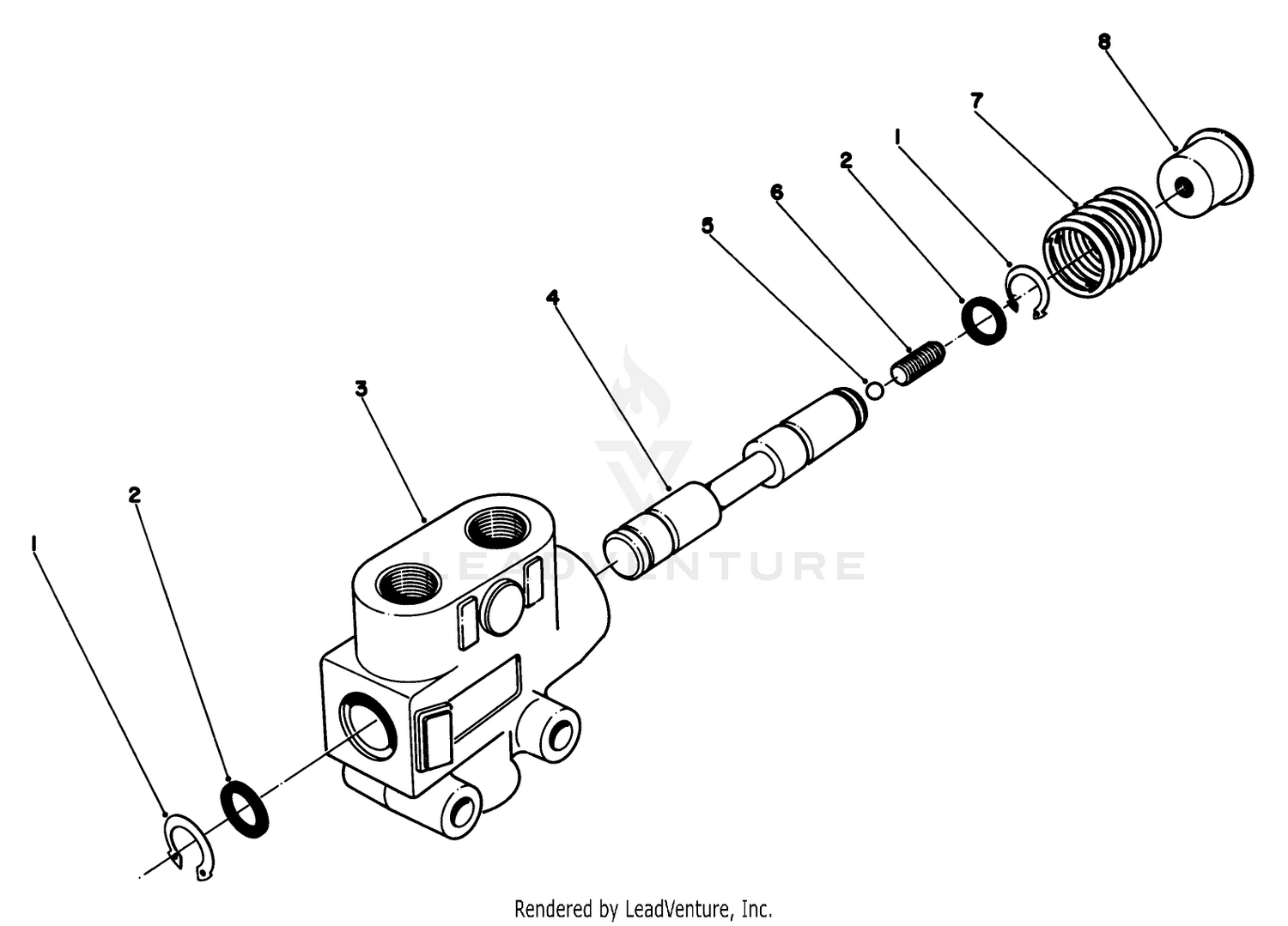 Two Position Selector Valve Assembly No. 51-2570