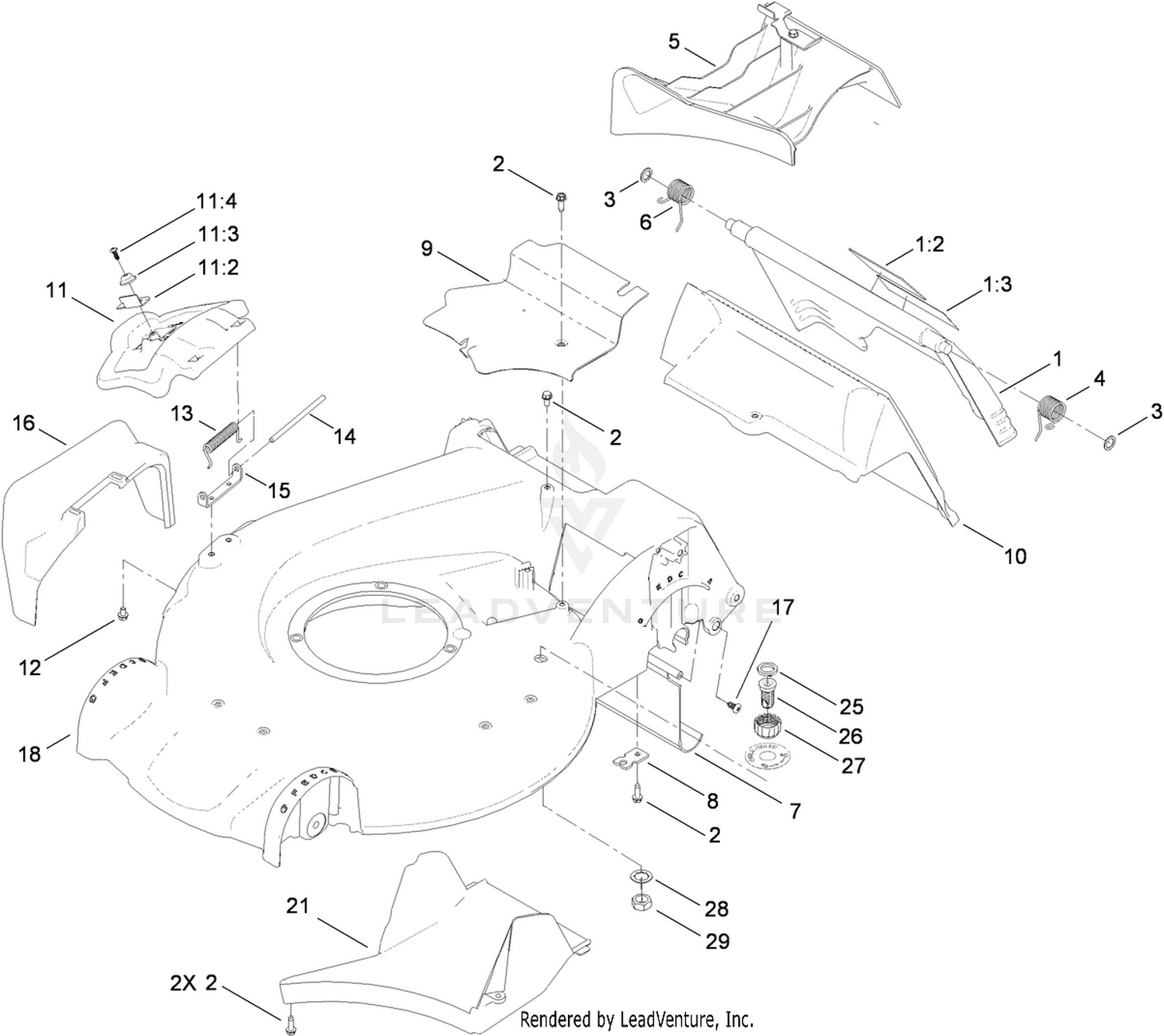 Housing and Rear Door Assembly