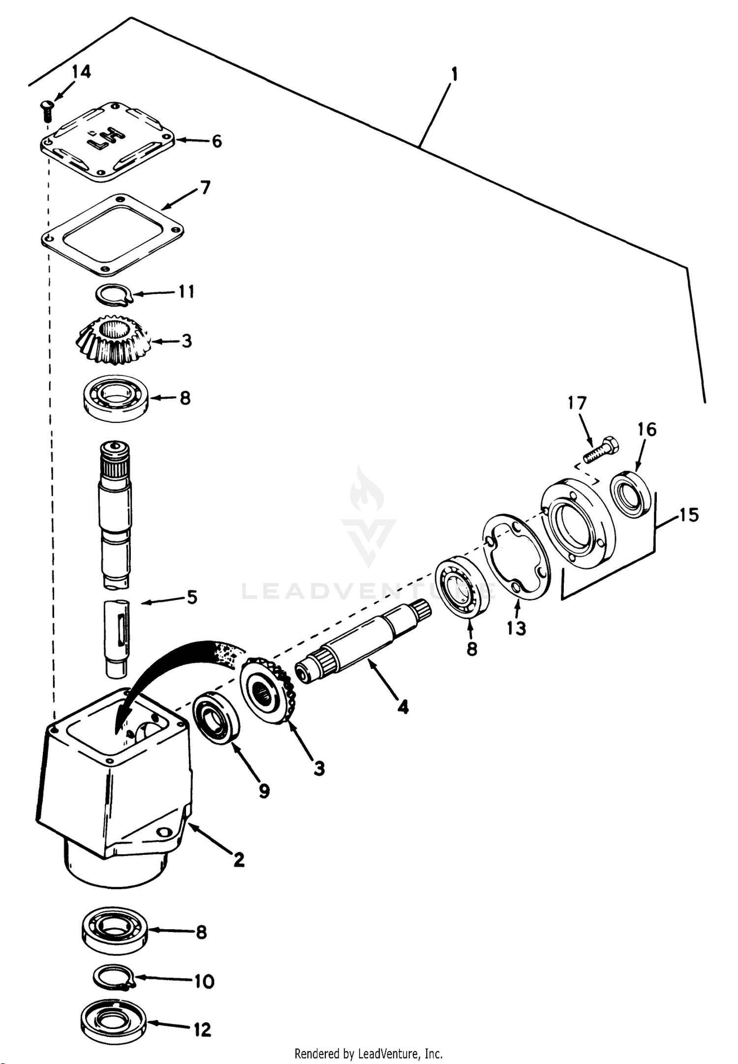 Grass Collection System Model No. 30751  30576 (optional)(continued) Gear Box Assembly Model No. 4398 P91