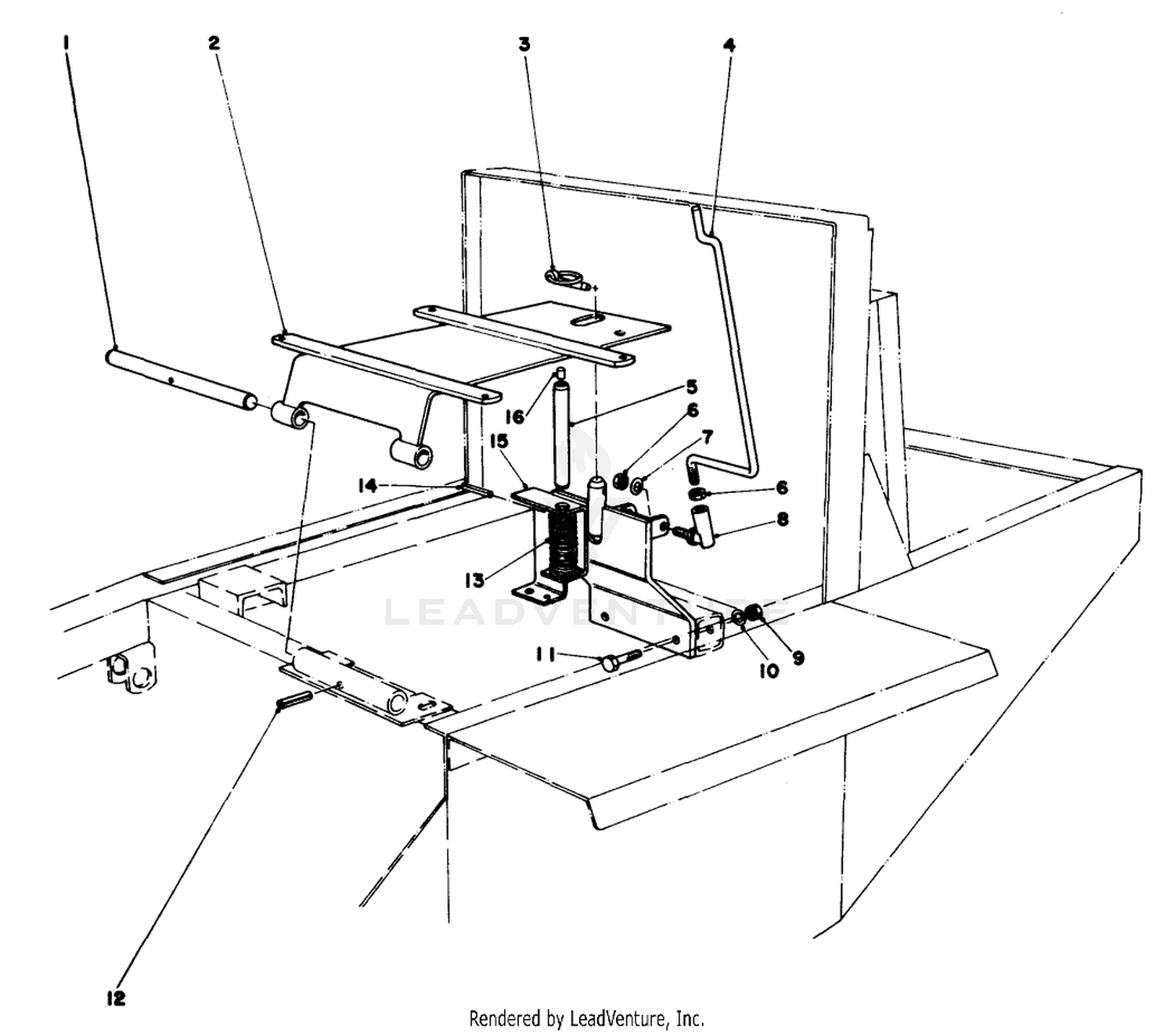 Standard Seat Kit Model No. 30785 (continued)