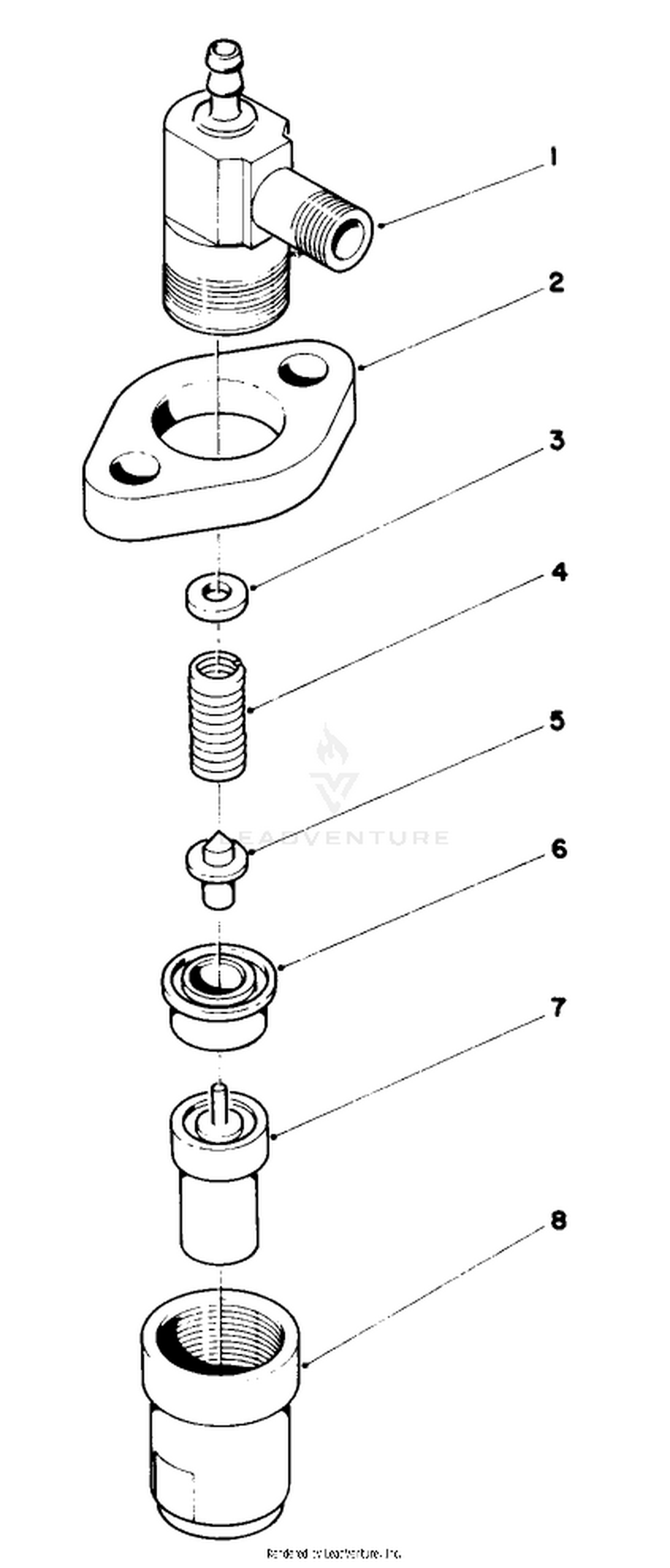 Nozzle And Holder Assembly No. 44-8070