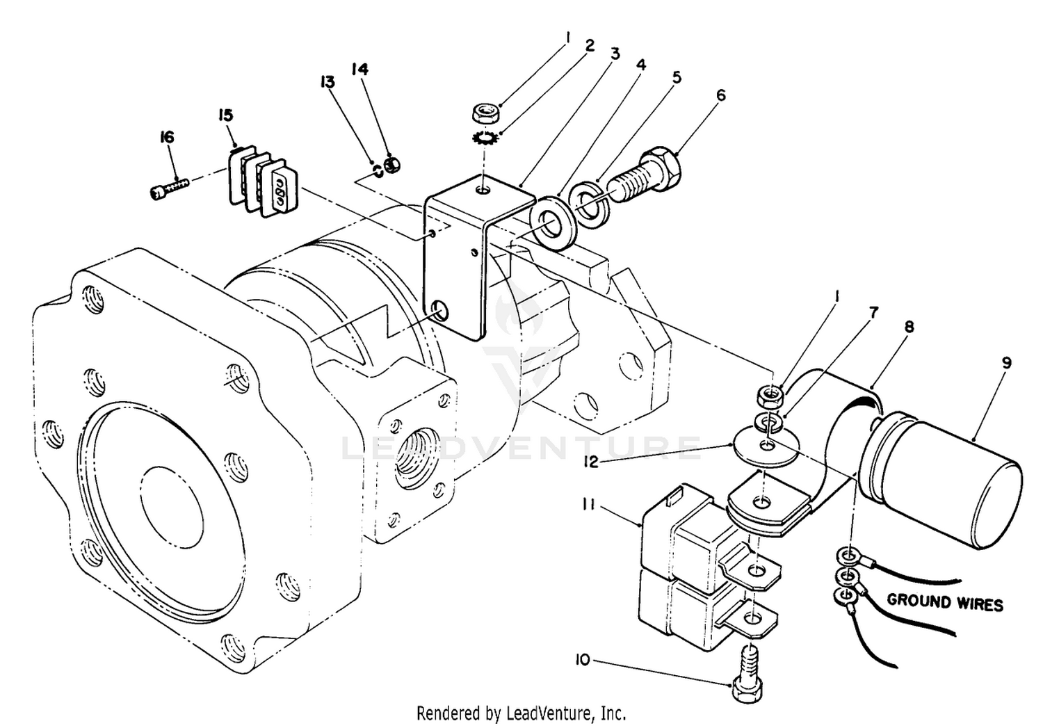 Electrical Components Assy. Model No. 03770