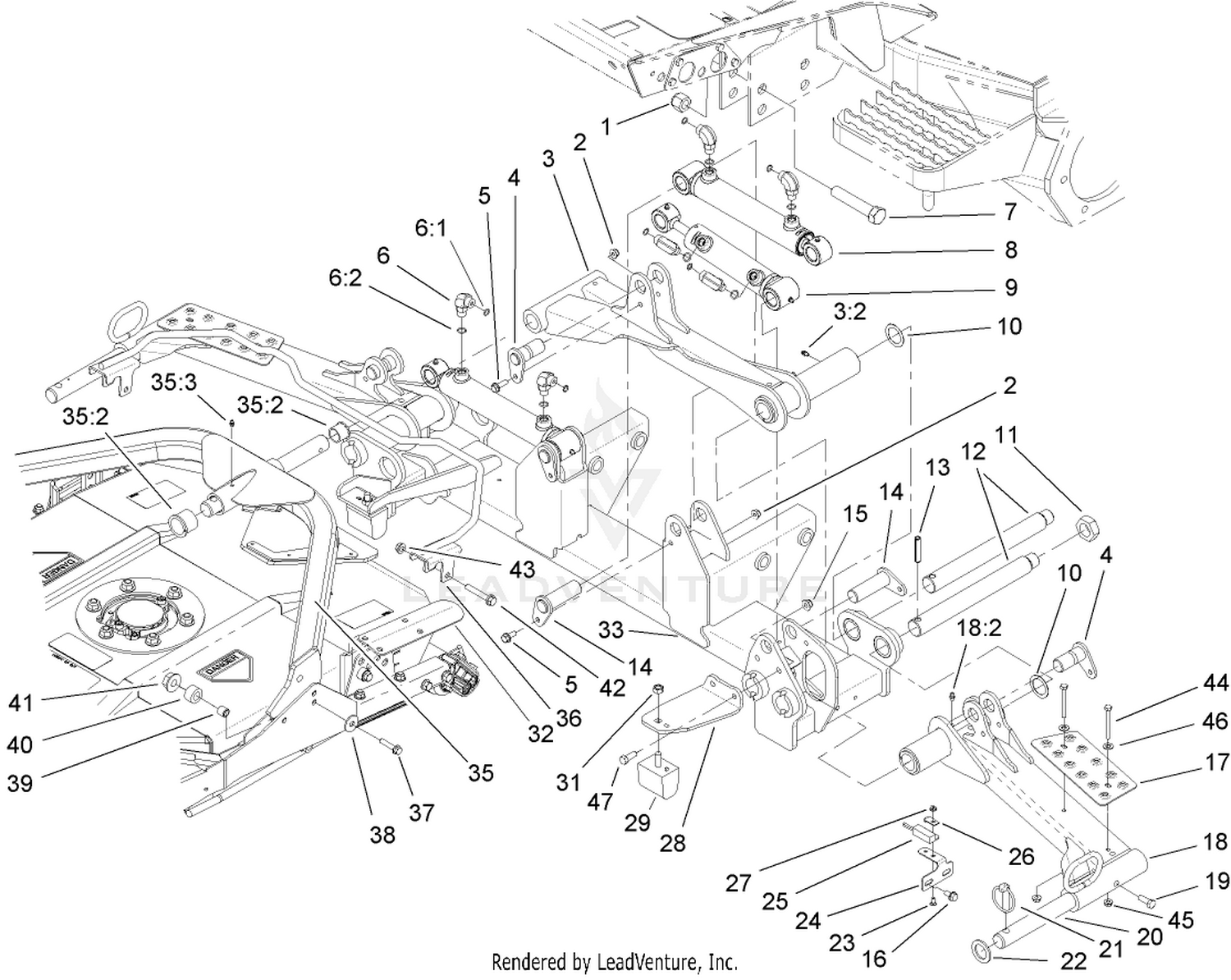 Front Lift Arm Assembly