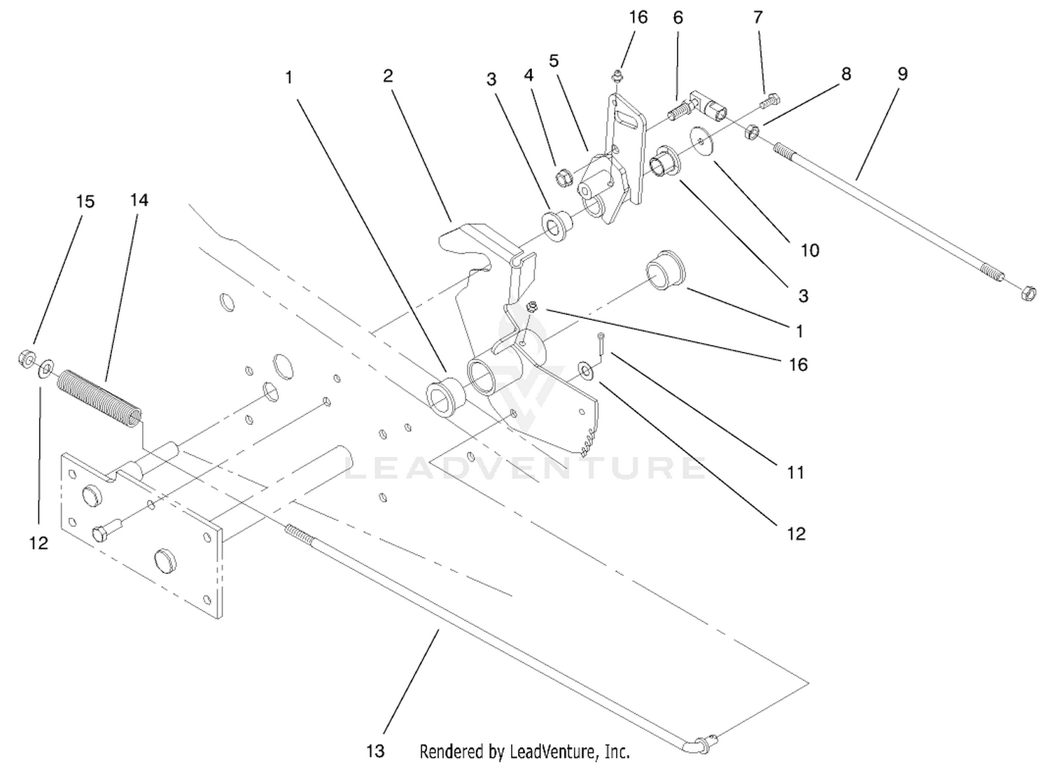 Parking Brake Lower Assembly