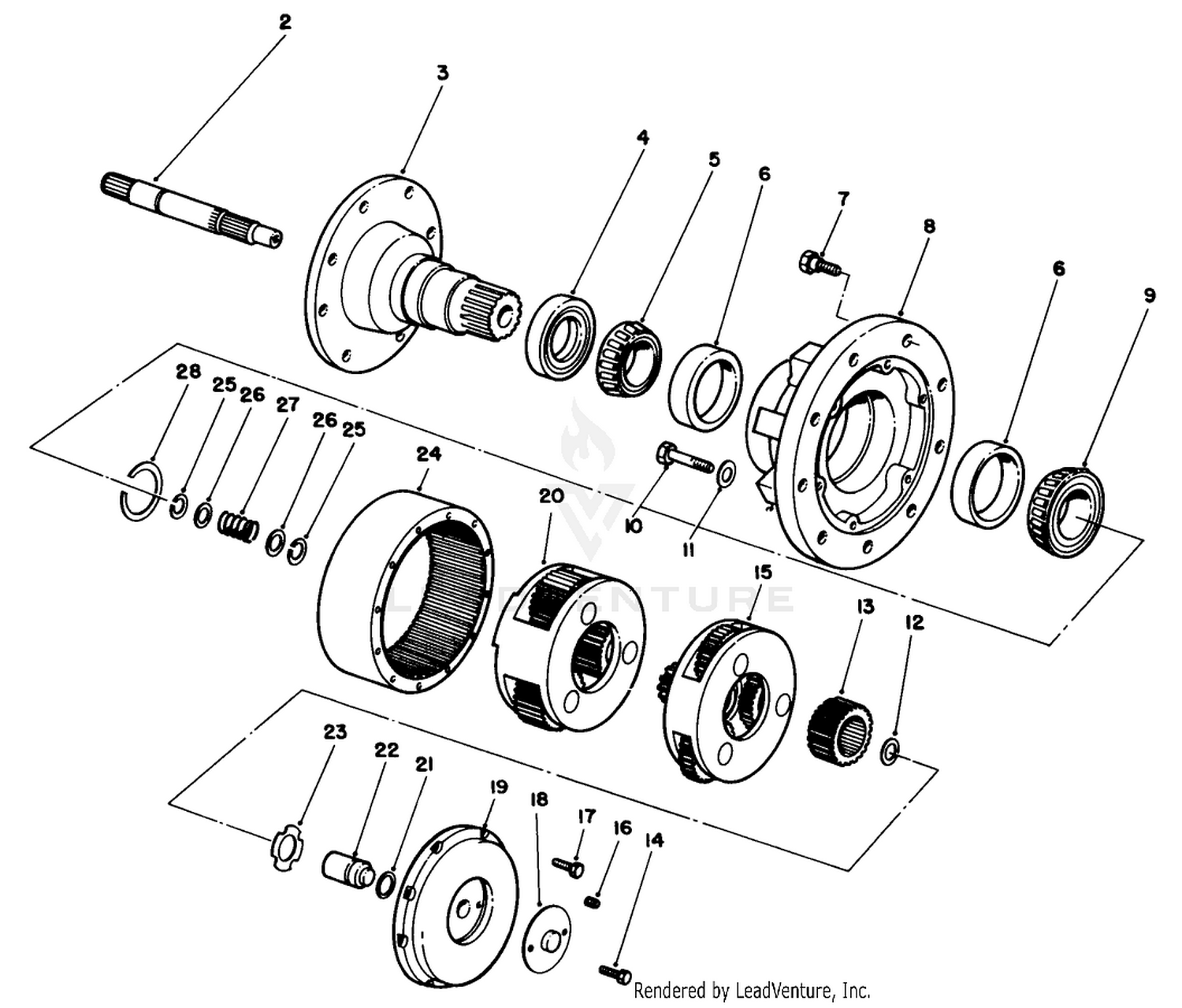 Planetary Gear Assembly No. 69-1730
