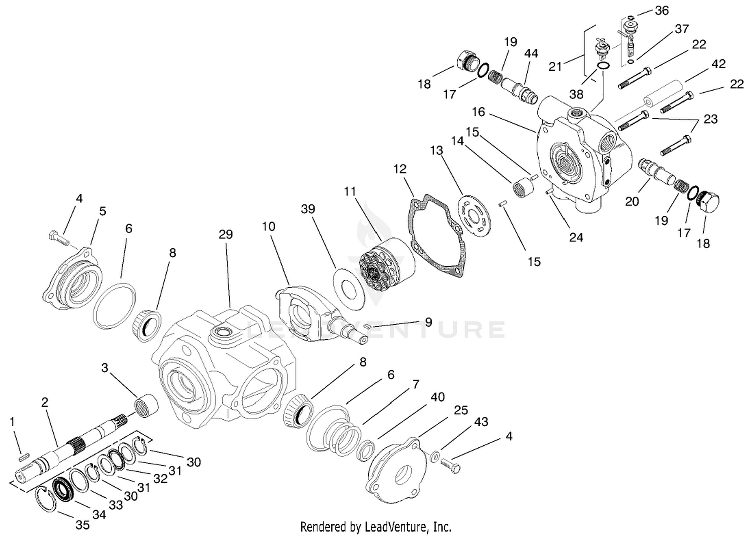 Piston Pump Assembly No. 100-4819