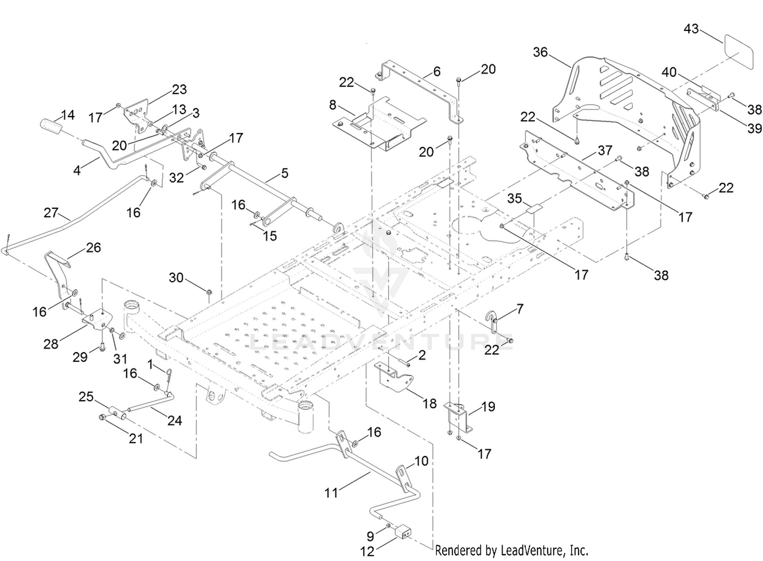 Deck Lift Assembly