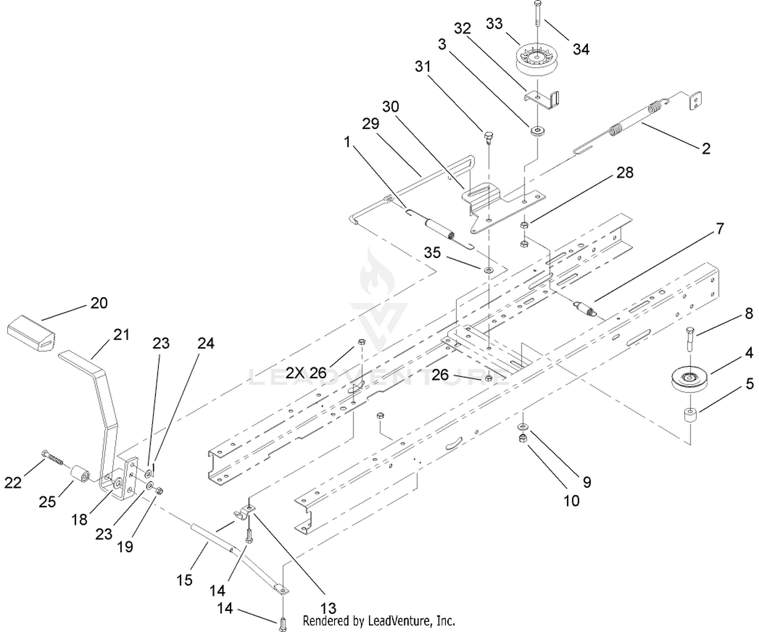 Traction Brake Assembly