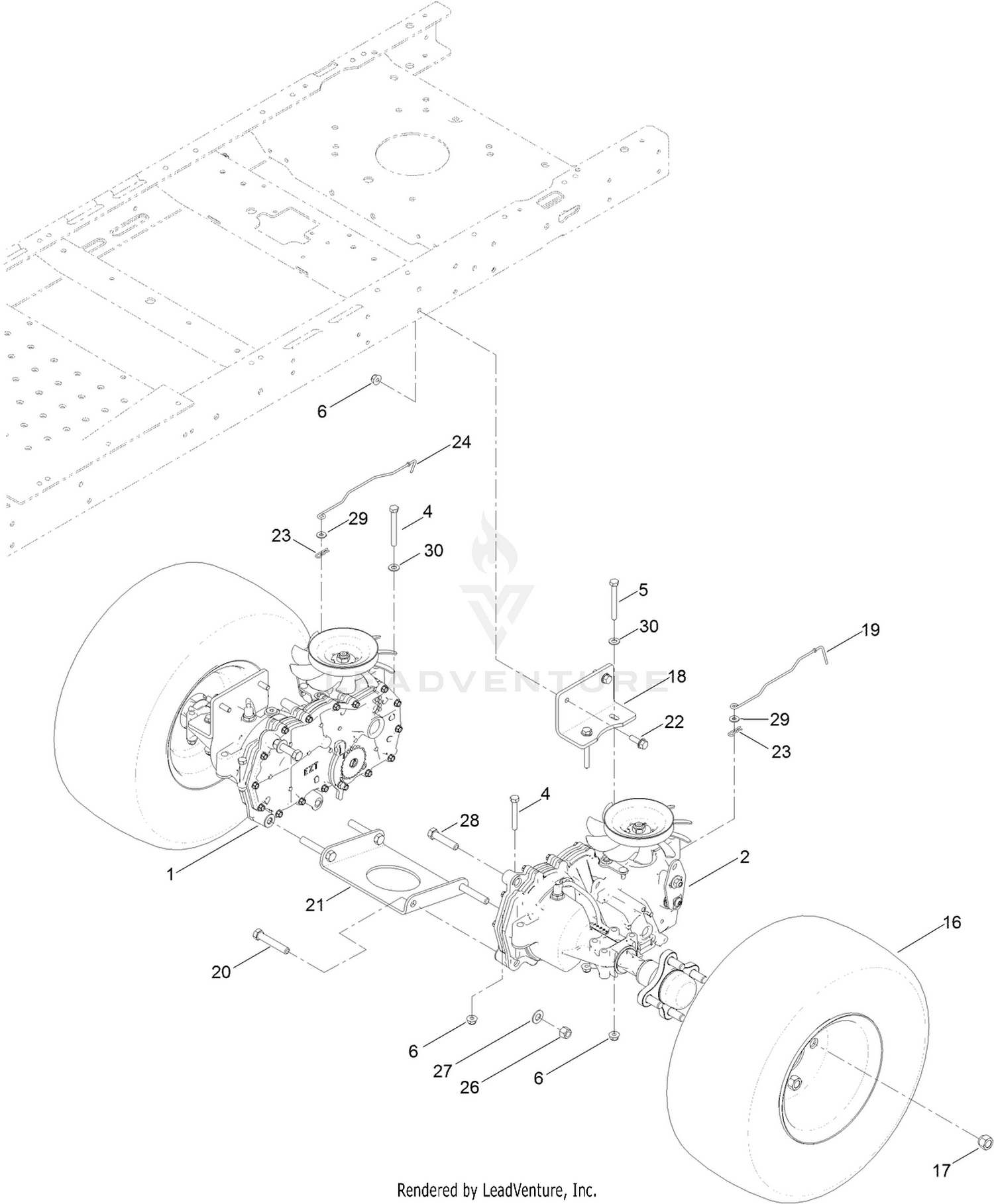 Hydro Transaxle Assembly