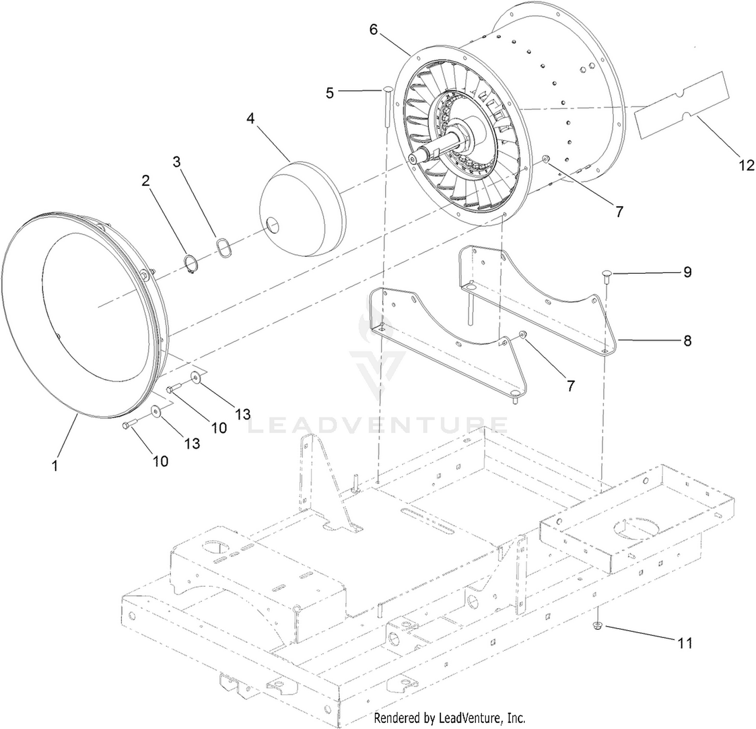 Turbine Mounting Assembly