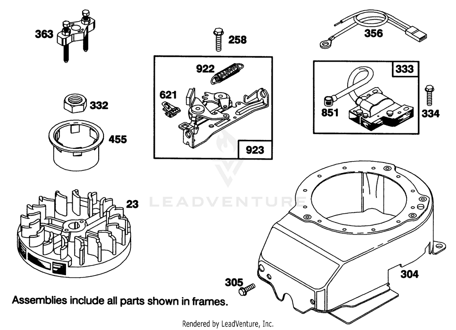 Engine Briggs  Stratton Model 122702-3171-01 6