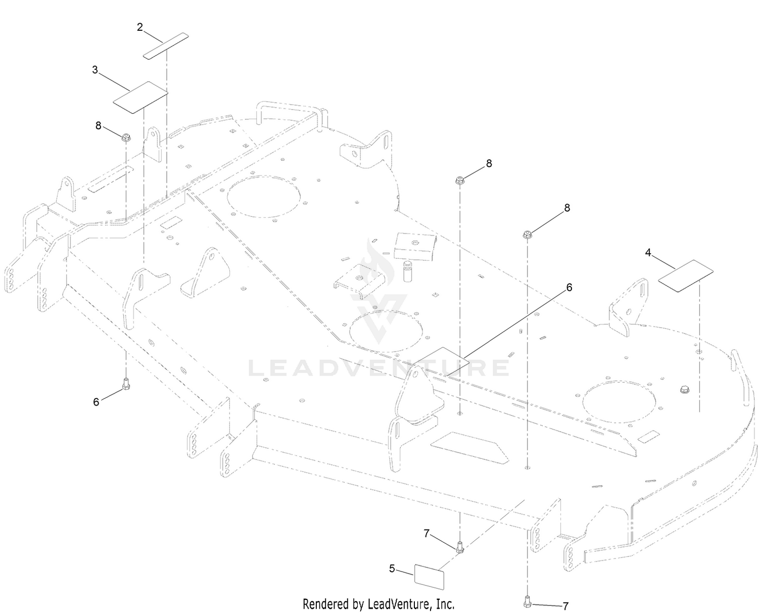 Deck Decal Assembly No. 127-3356