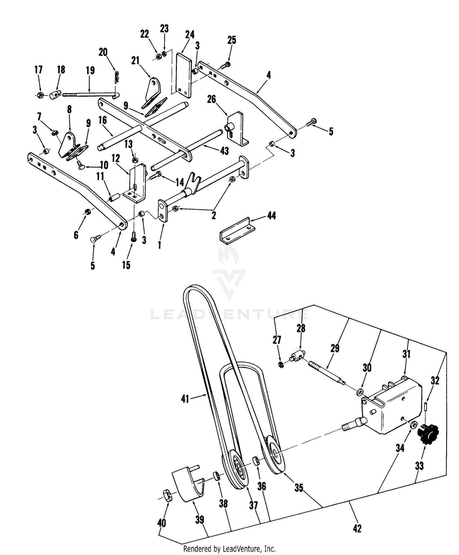 Side Discharge Mowers-42 In. (107 Cm) (vehicle Identification Number 95-42ms01) 3