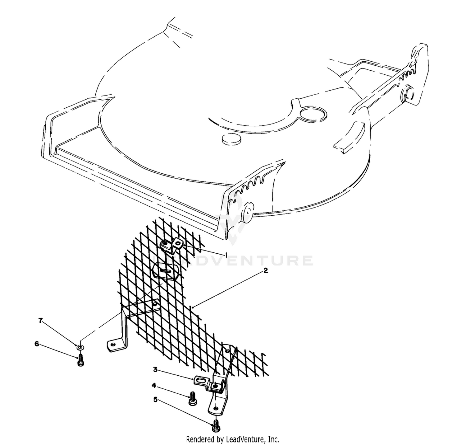Leaf Shredder Kit Model No. 59157 (optional)