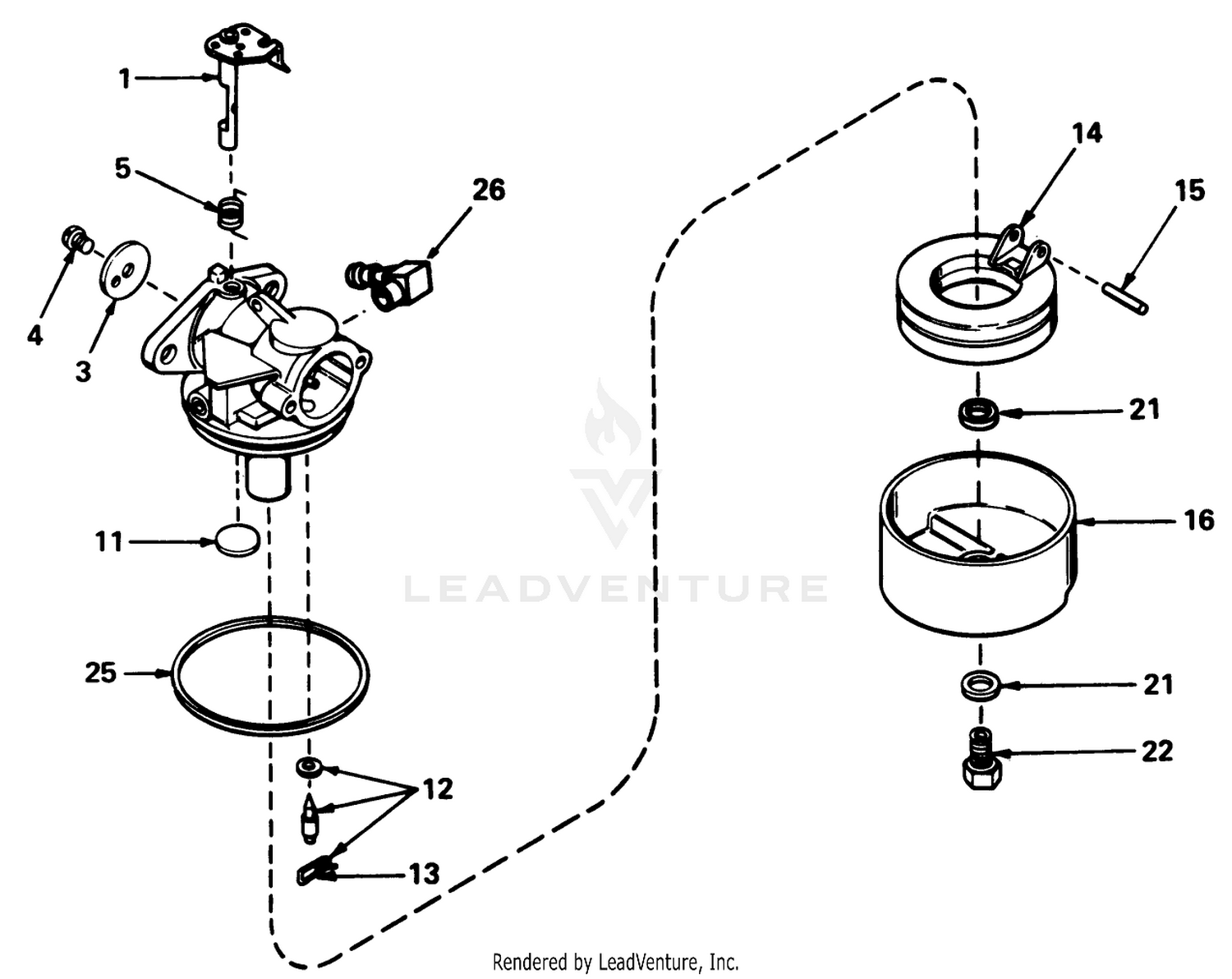 Carburetor No. 631784a
