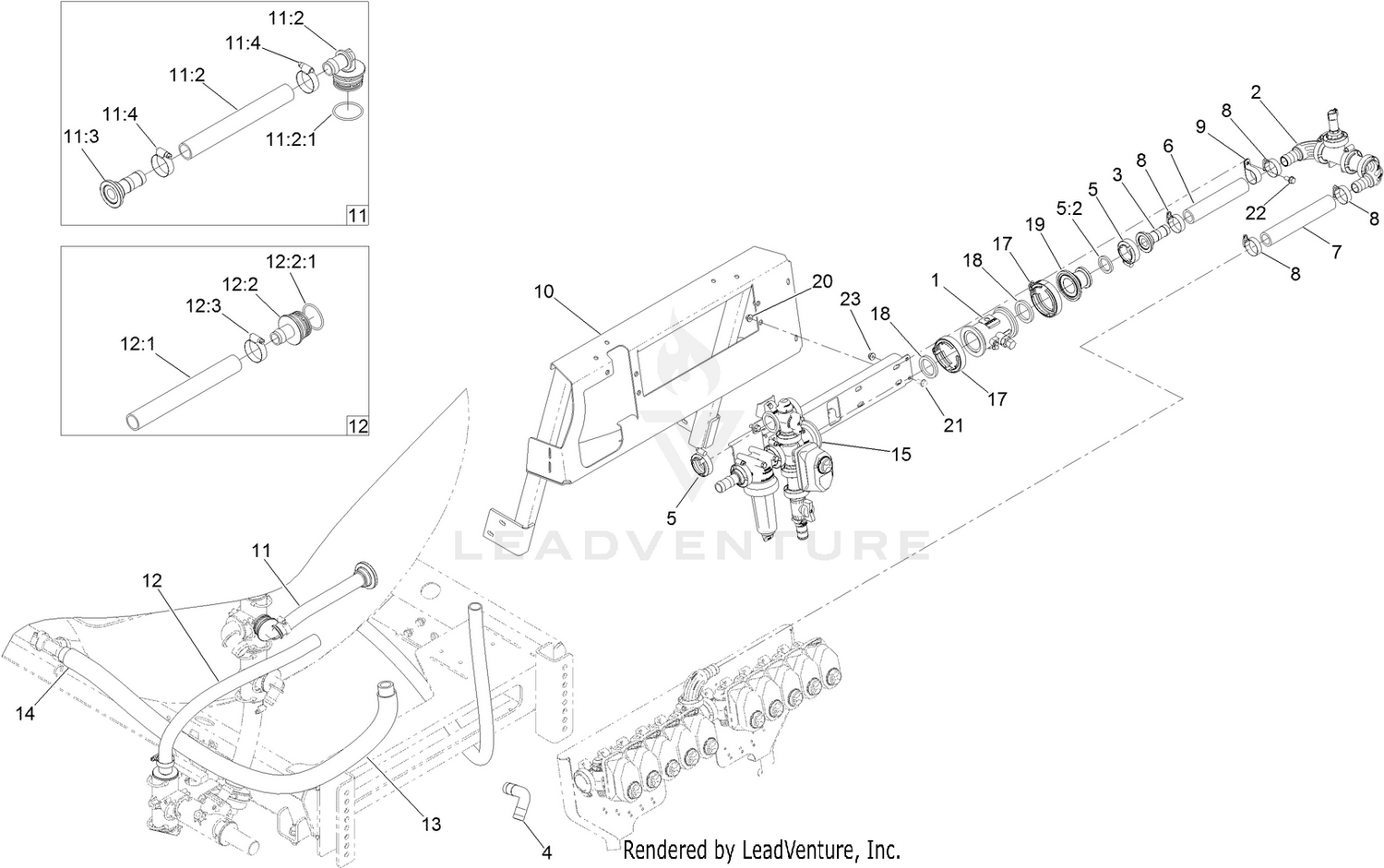 Flow Meter and Connection Manifold Assembly