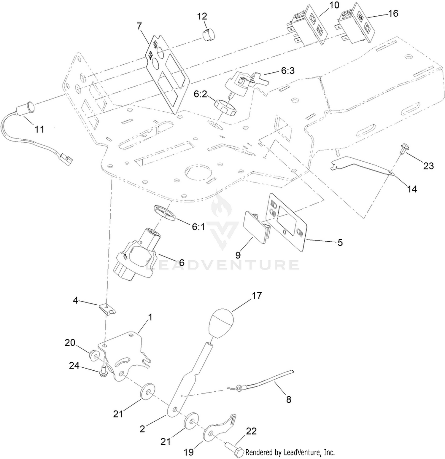 Ignition and Throttle Control Assembly