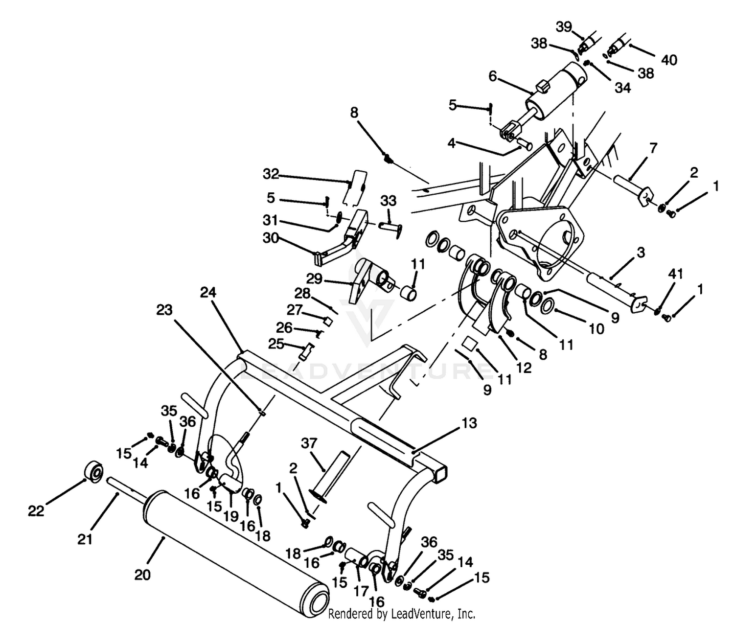 Pull Frame Assembly L.h.