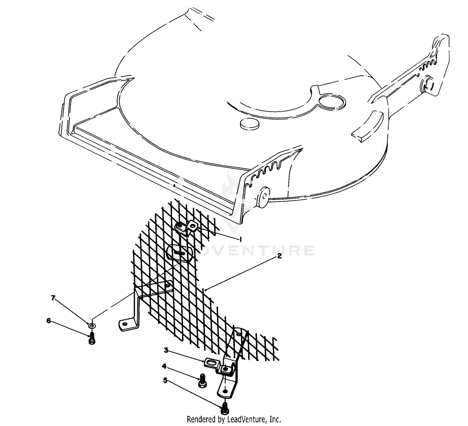 Leaf Shredder Kit Model No. 59157 (optional)