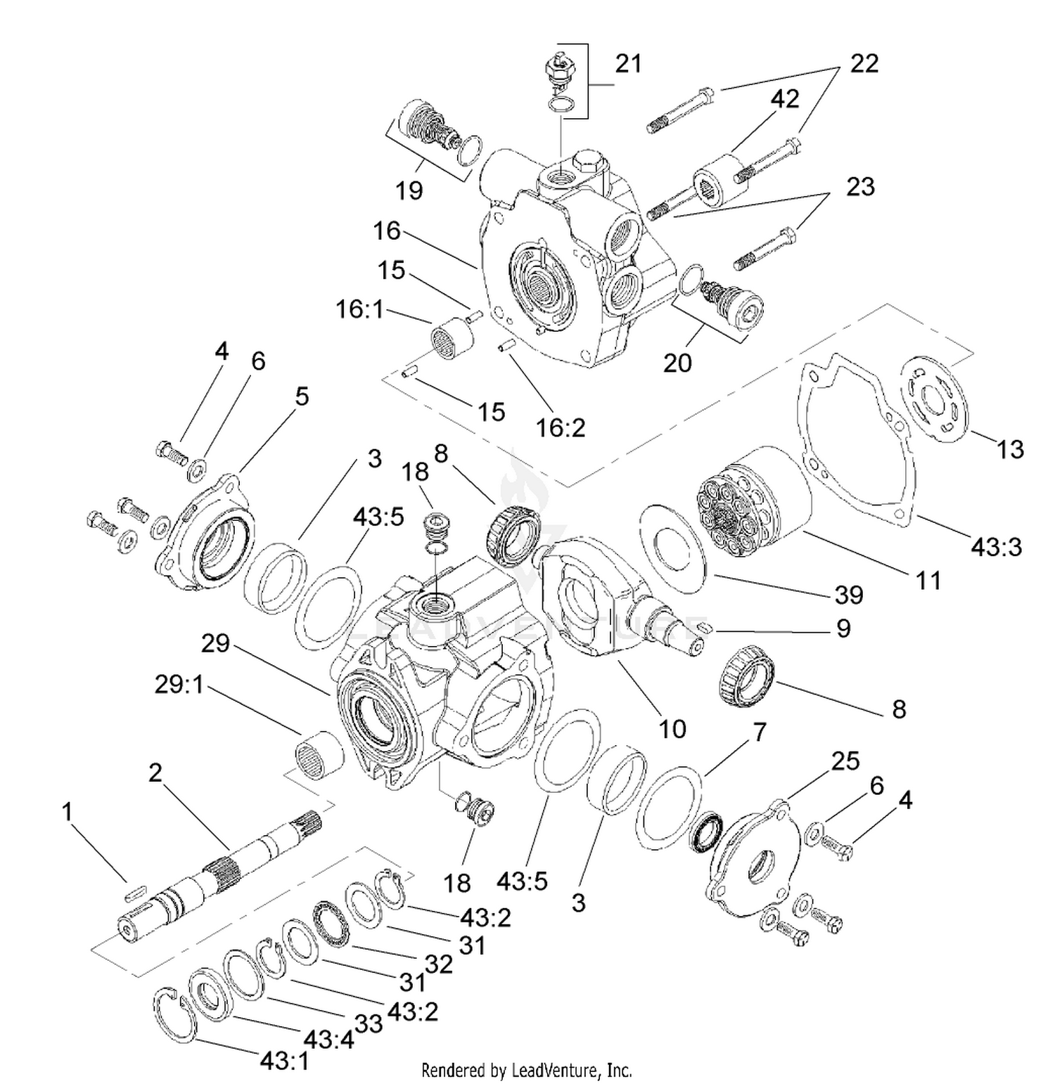 Piston Pump Assembly No. 104-4890
