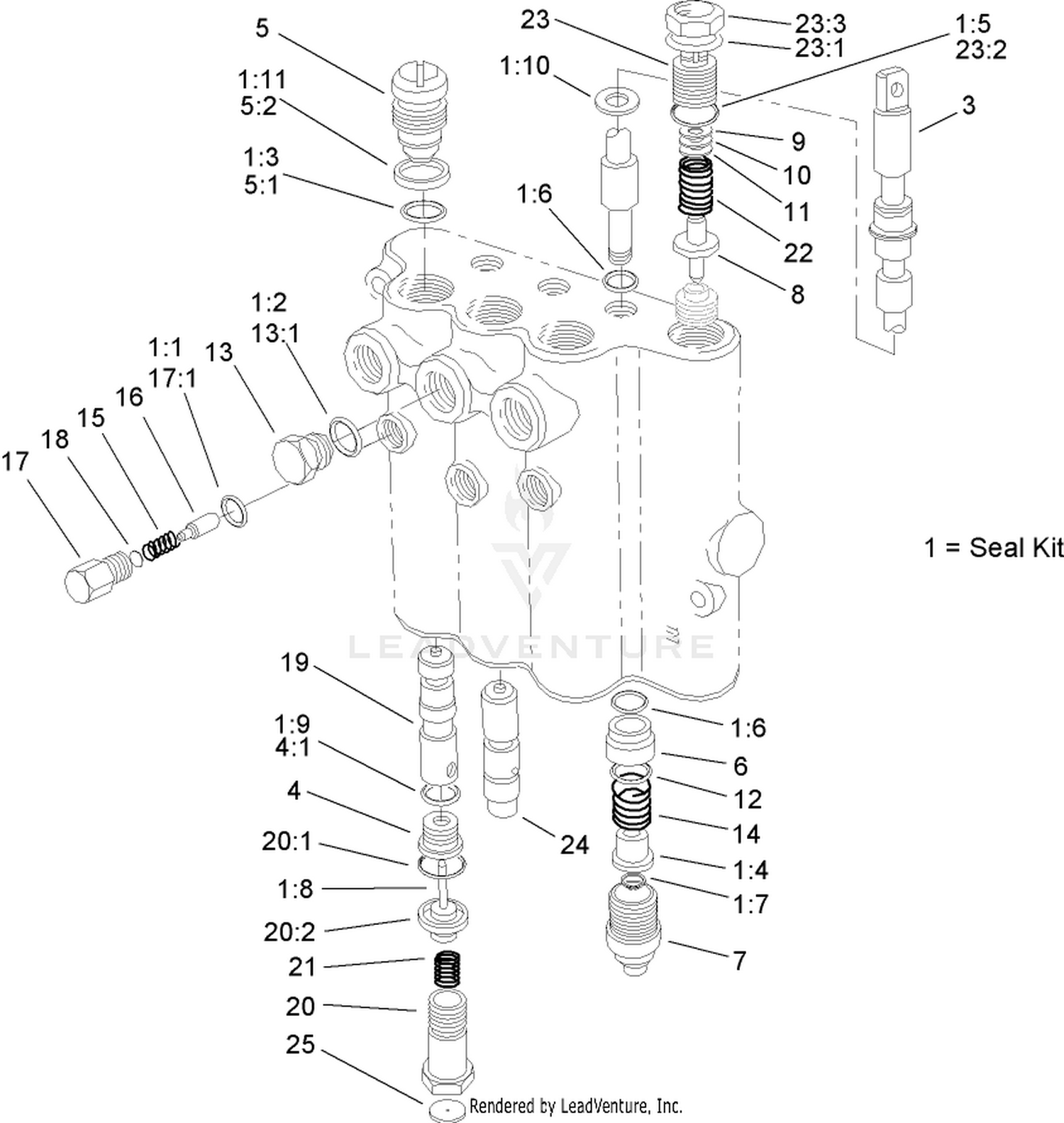 Control Valve Assembly No. 105-4563
