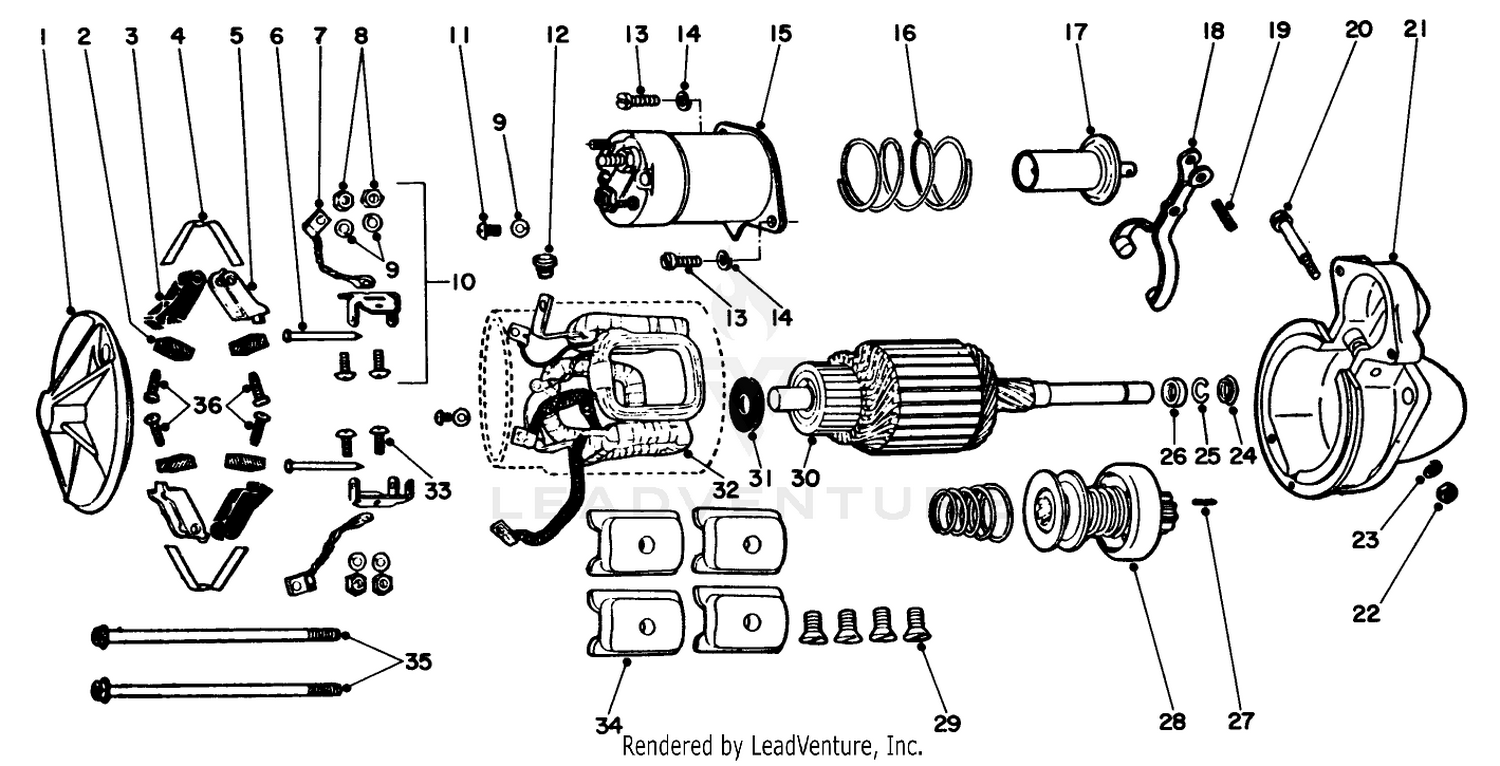 Starter Motor Assembly No. 19-3460