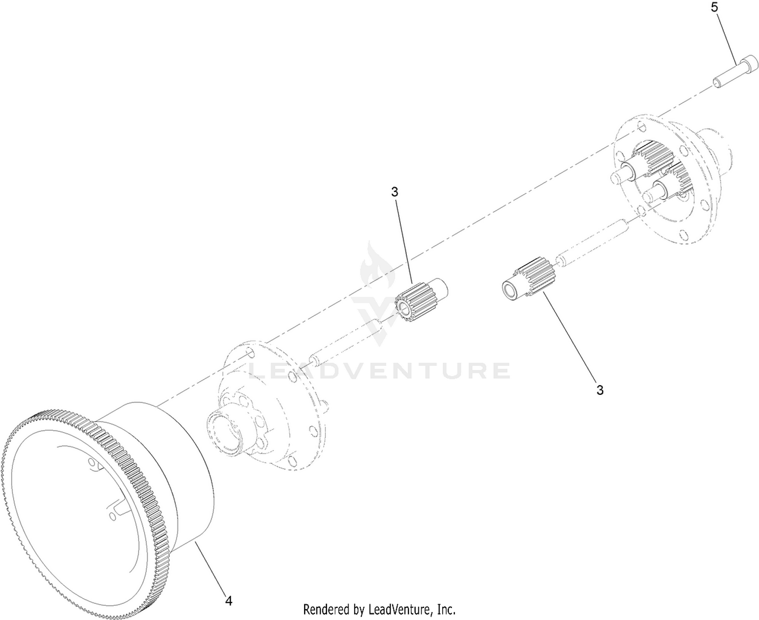 Differential Assembly No. 132-4555