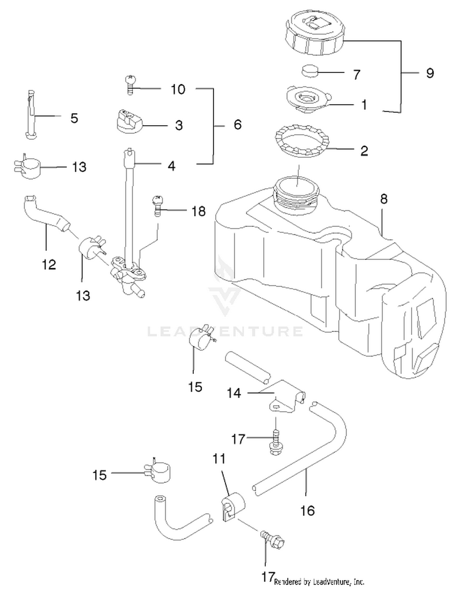 Fuel Tank And Valve Assembly