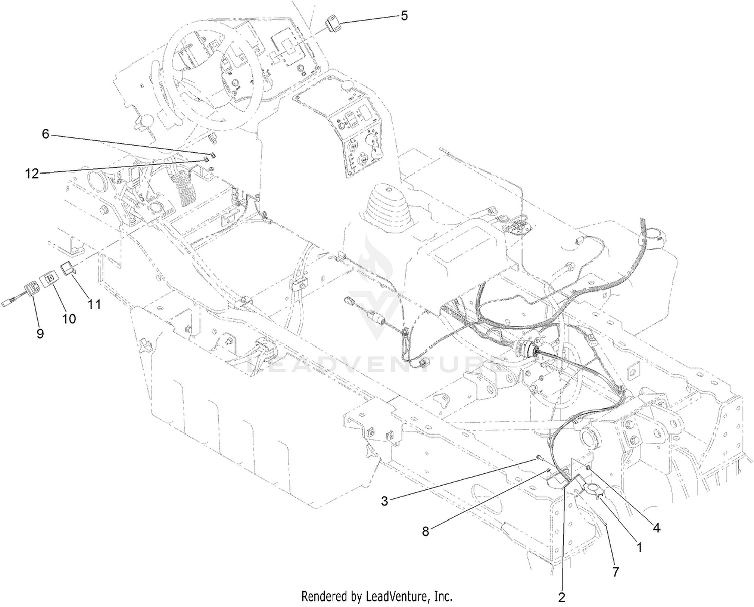 7-Way Trailer Plug Assembly