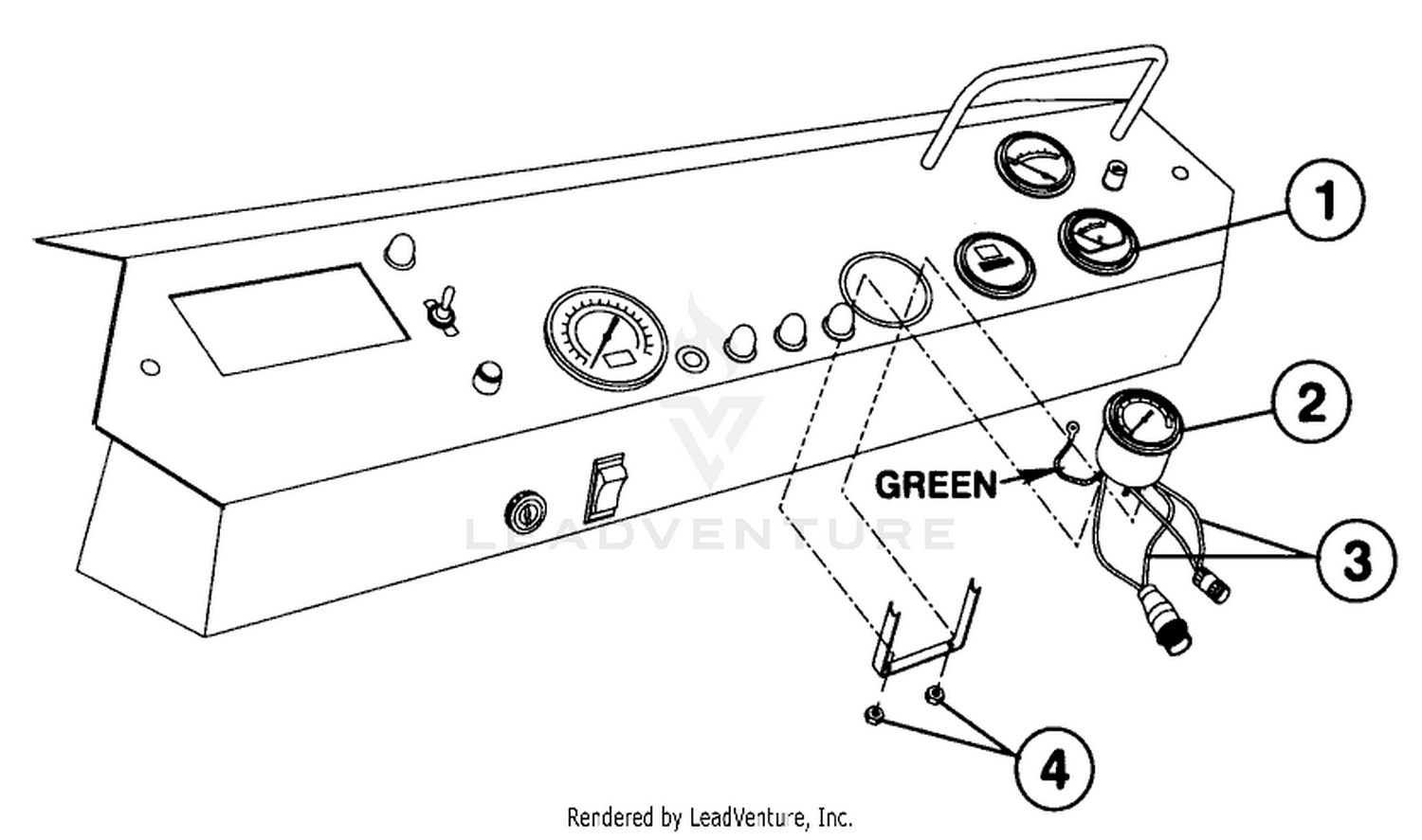 SPEEDOMETER FOR USE ON THE MULTI PRO 5500 VEHICLE