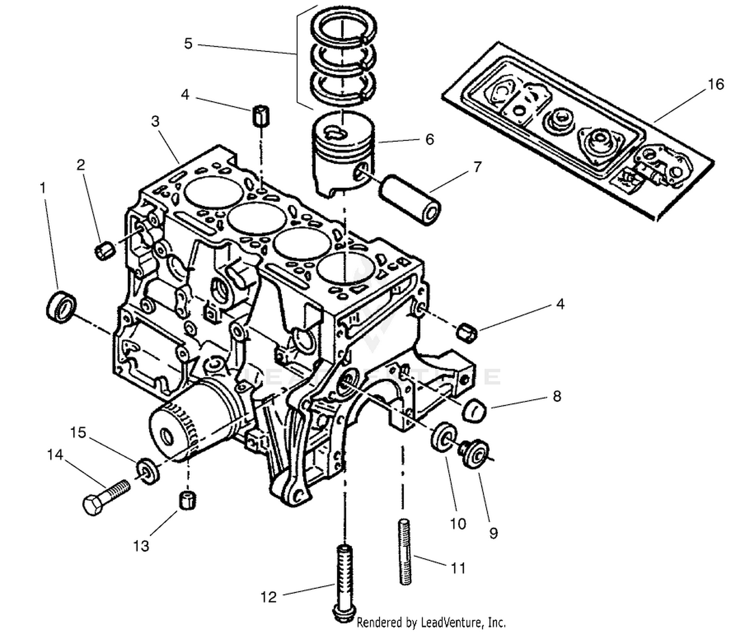 Cylinder Block Assembly